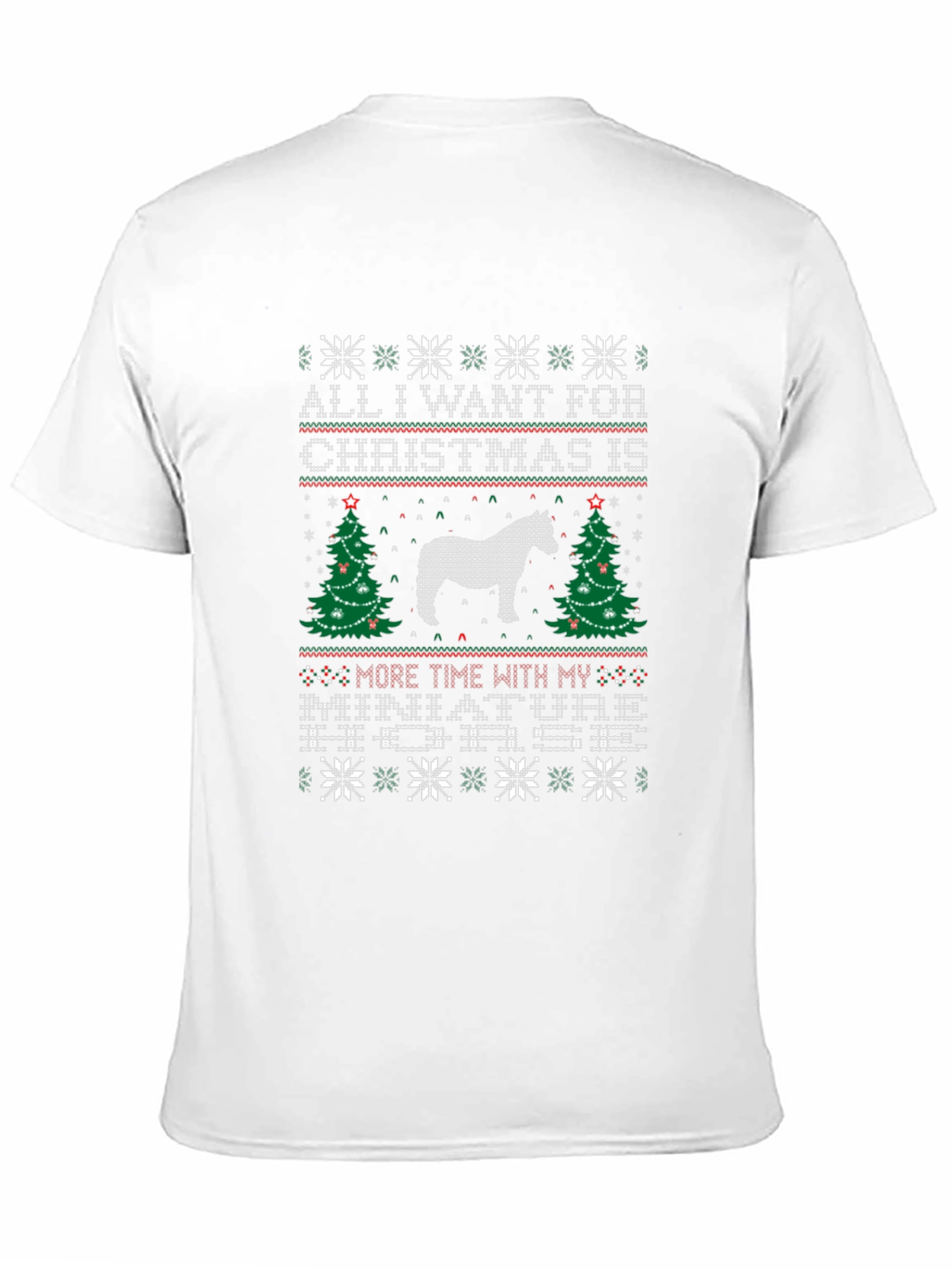 Miniature Horse Christmas T-Shirt