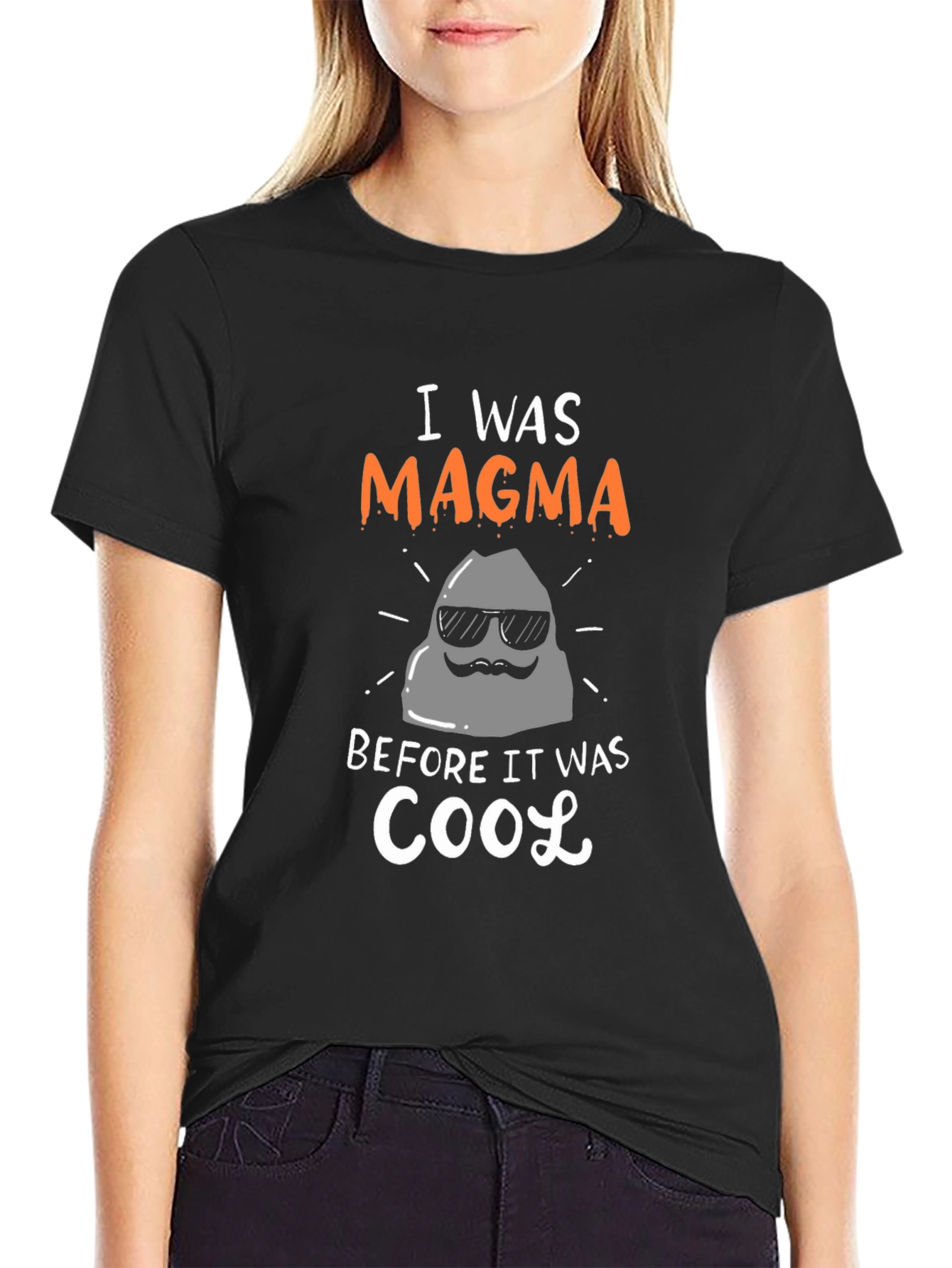 I Was Magma Cool Rock Graphic T-Shirt