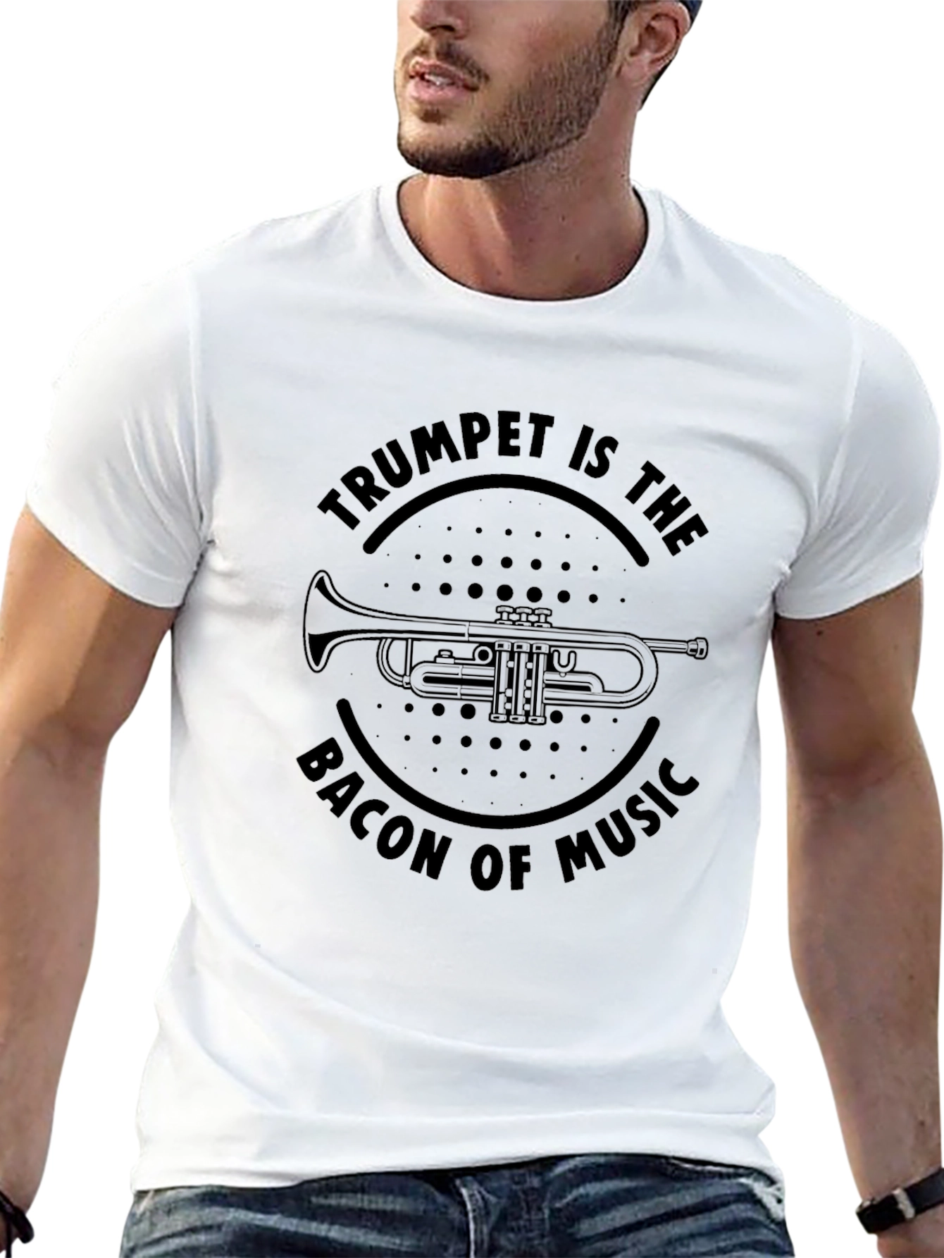 Trumpet is The Bacon of Music Graphic Tee