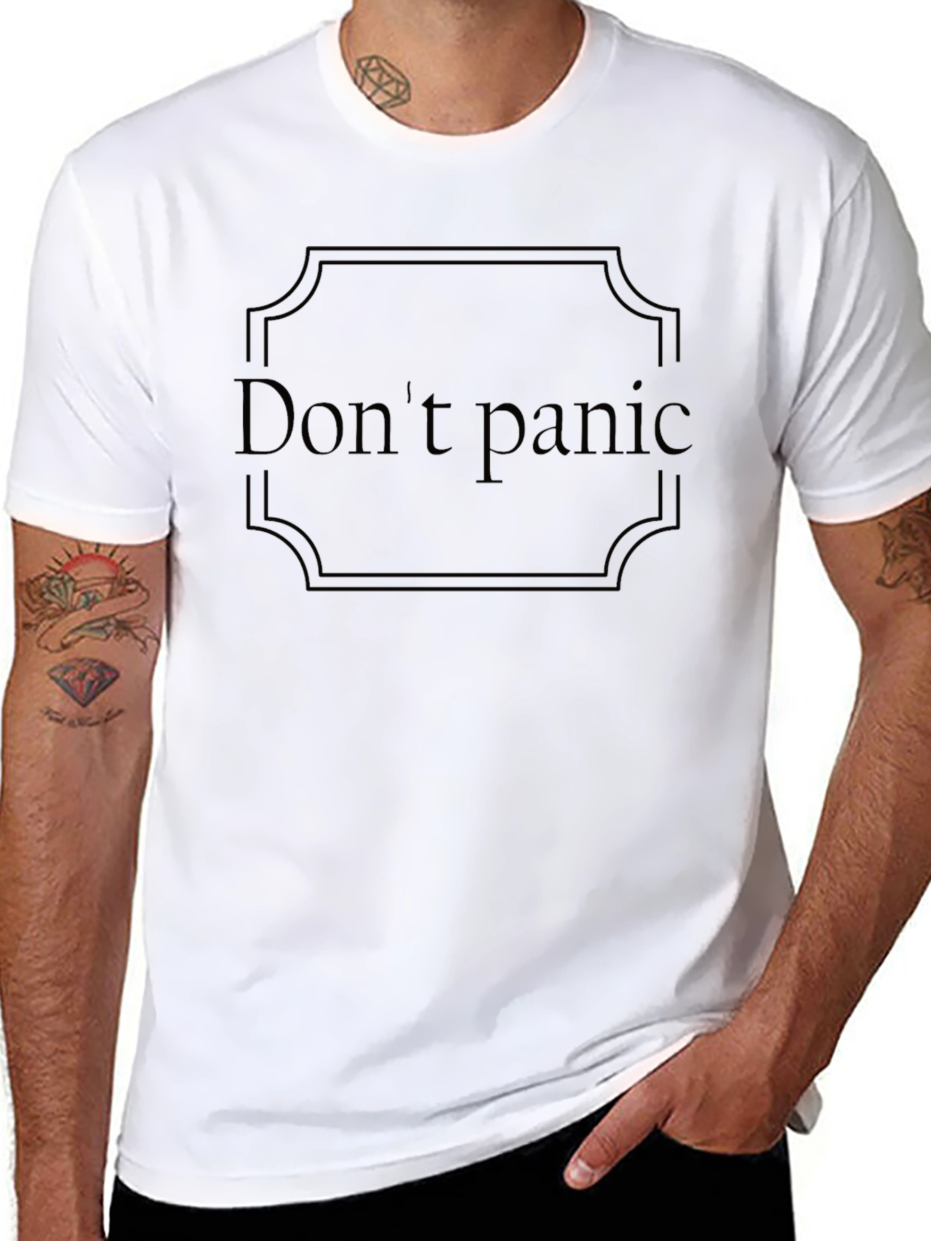 Dont Panic T-Shirt - Classic Slogan Tee
