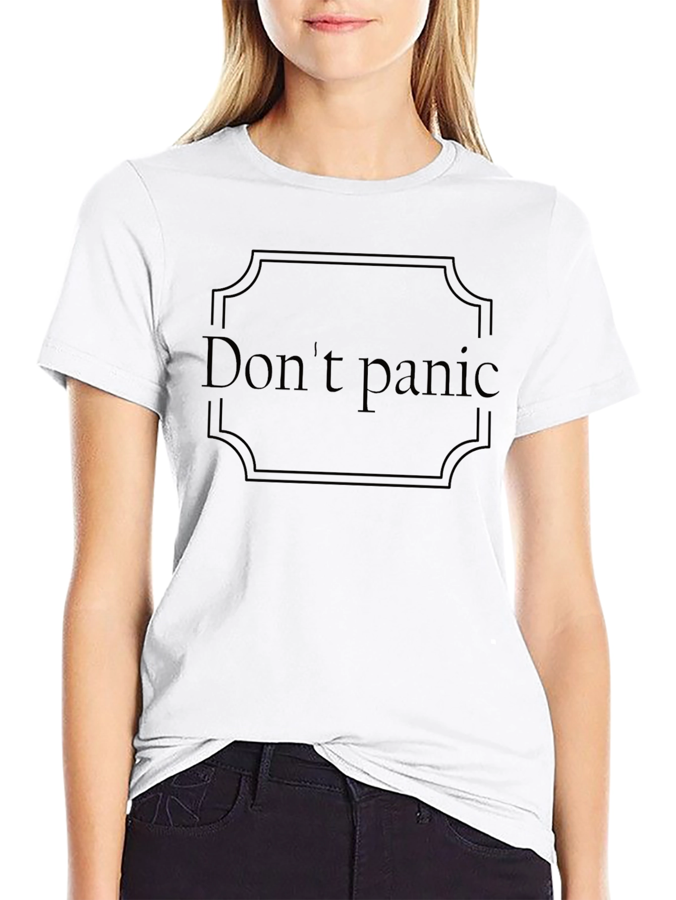 Dont Panic T-Shirt - Classic Slogan Tee