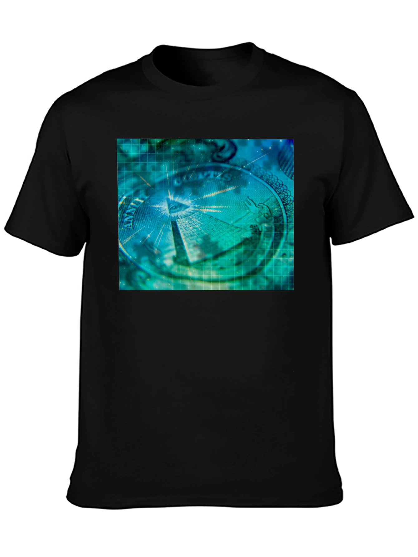 Illuminati Pyramid Eye Black T-Shirt