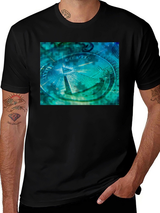 Illuminati Pyramid Eye Black T-Shirt
