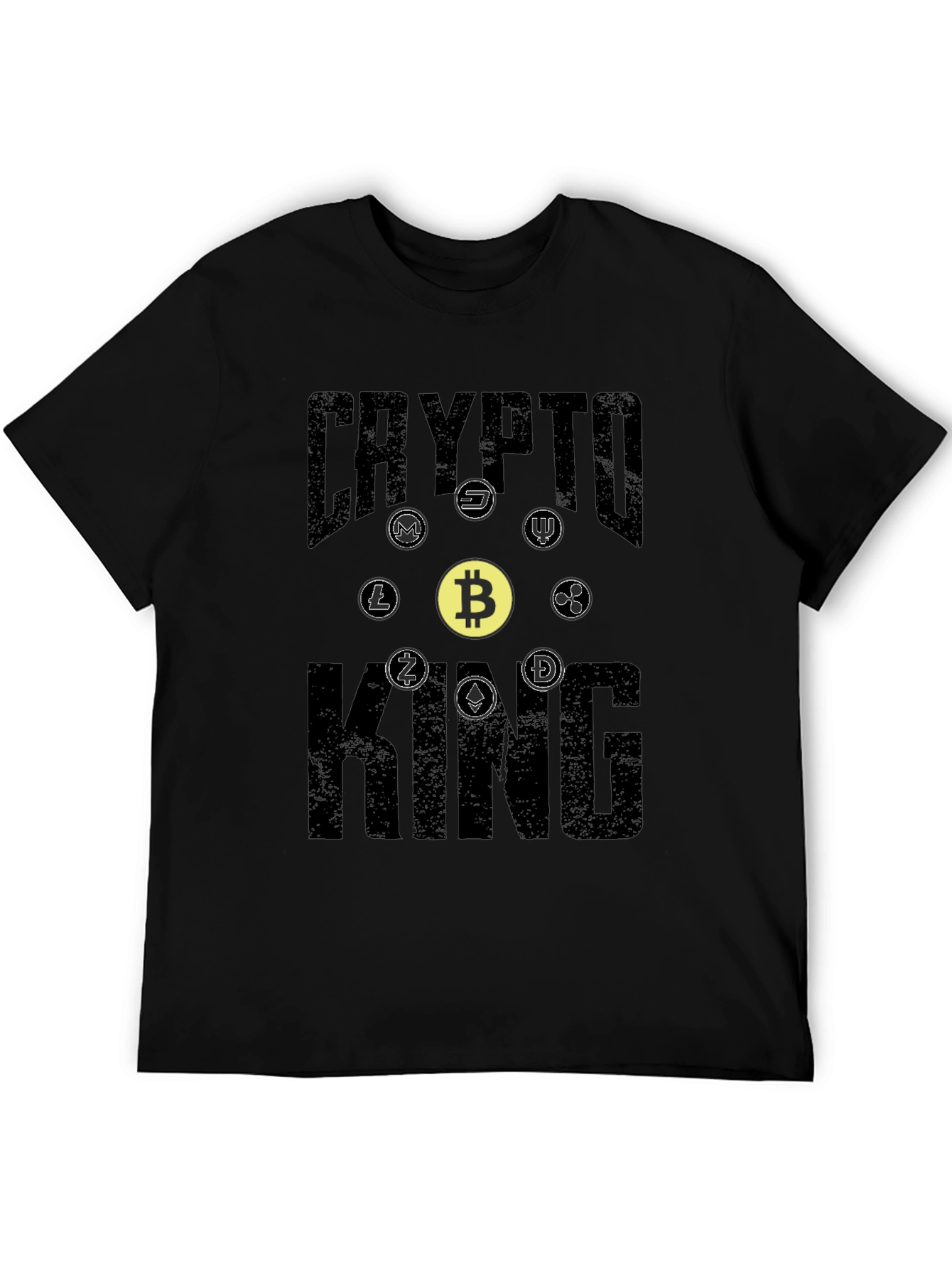 Crypto King Graphic Tee - Bitcoin & Altcoins
