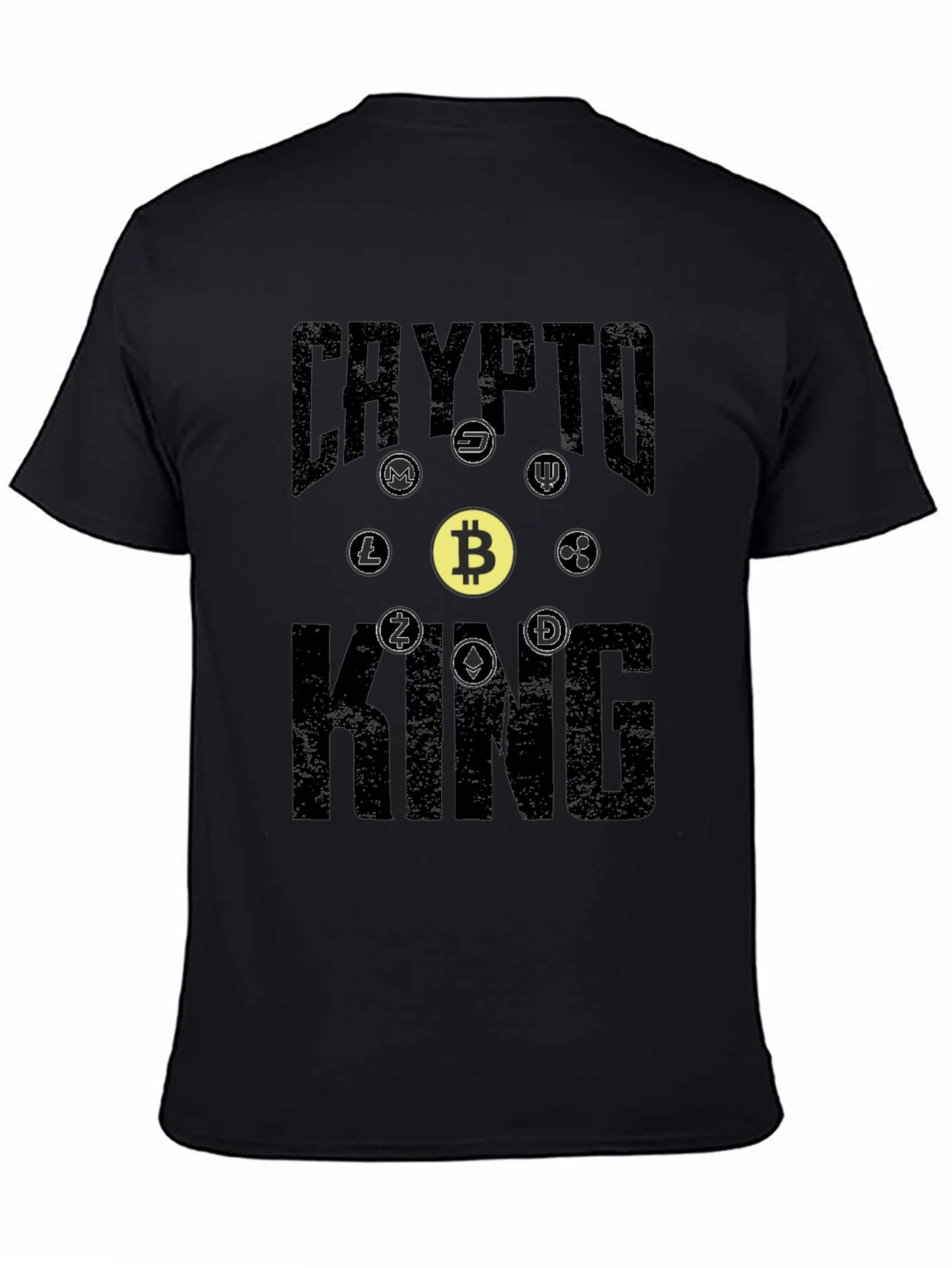 Crypto King Graphic Tee - Bitcoin & Altcoins