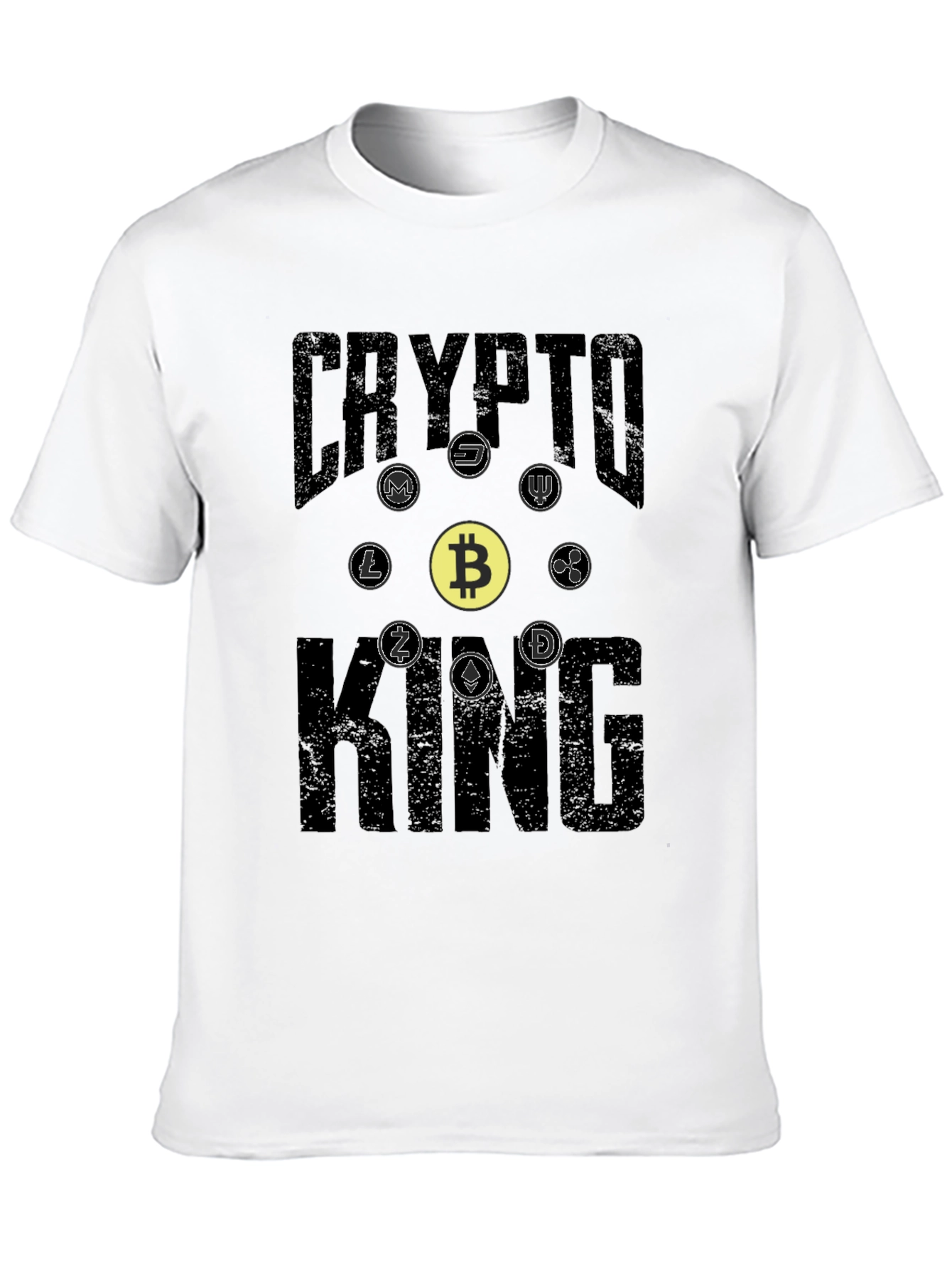 Crypto King Graphic Tee - Bitcoin & Altcoins