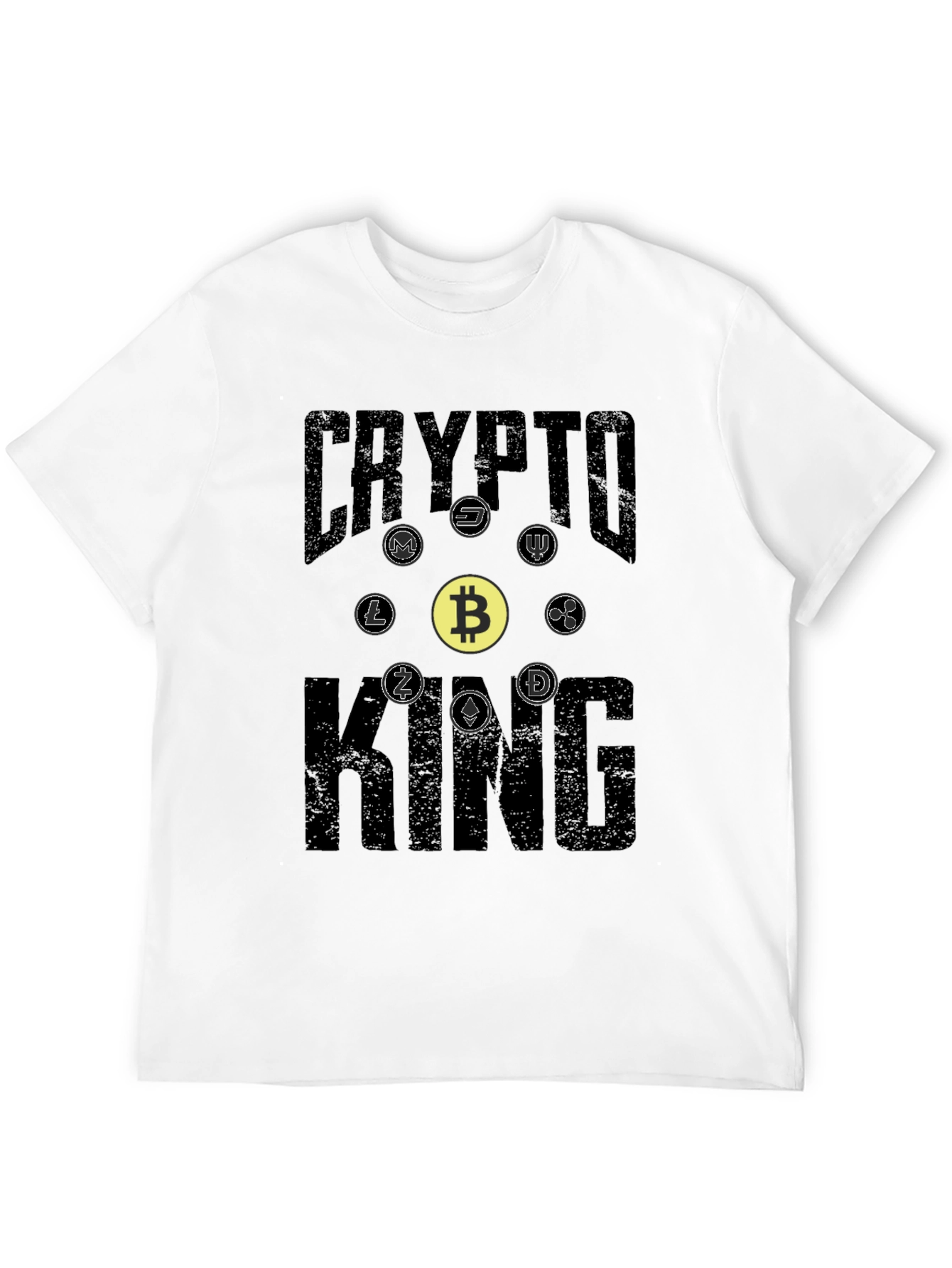 Crypto King Graphic Tee - Bitcoin & Altcoins
