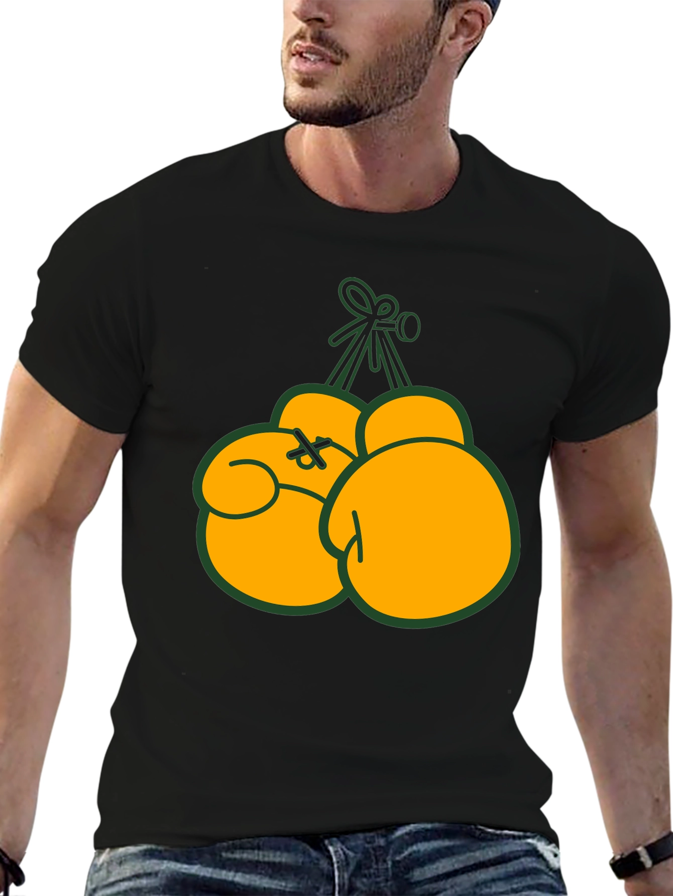 Boxing Gloves Graphic Tee - Punchy Style!