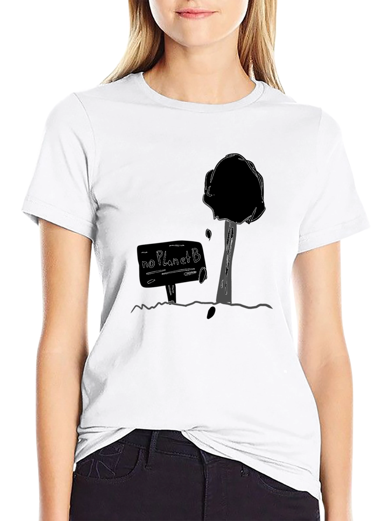 No Planet B Graphic Tee - Black