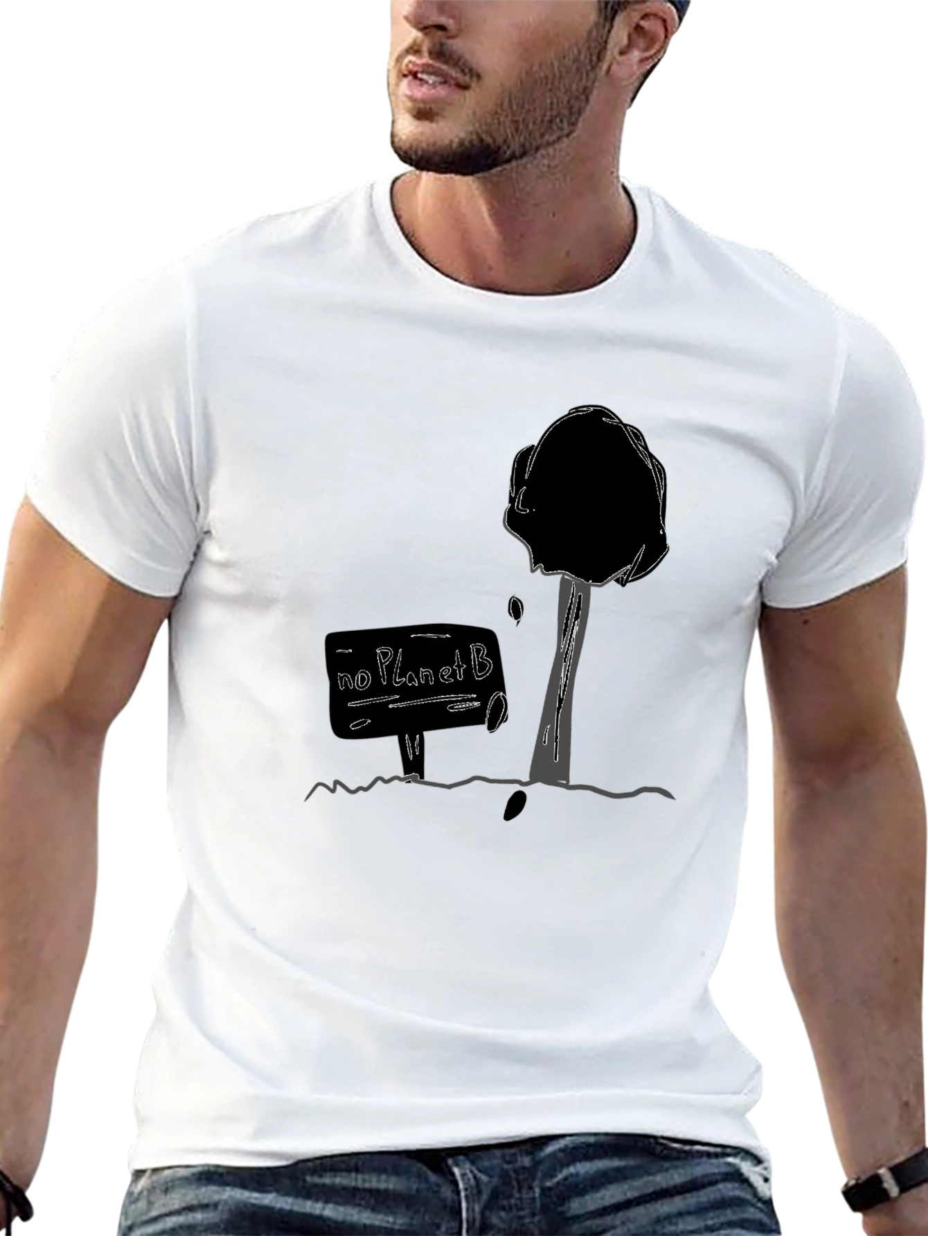 No Planet B Graphic Tee - Black