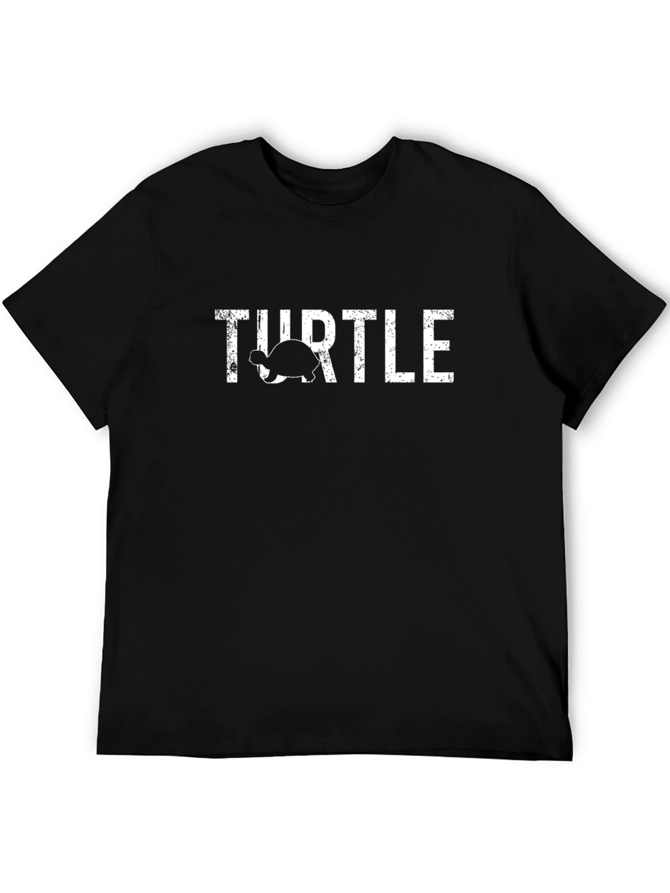 Turtle Graphic T-Shirt -  Distressed Design