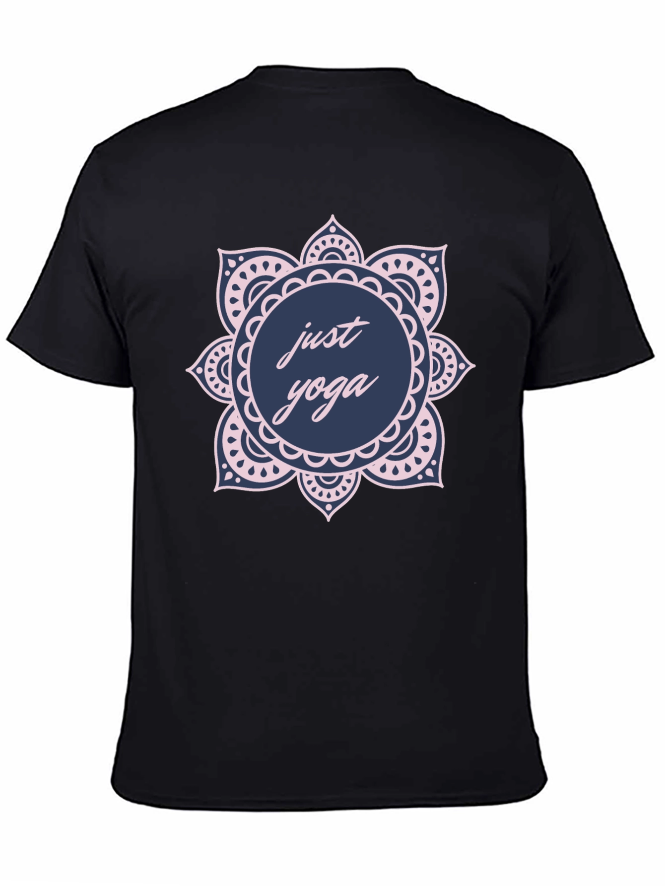 Just Yoga Black Graphic Tee