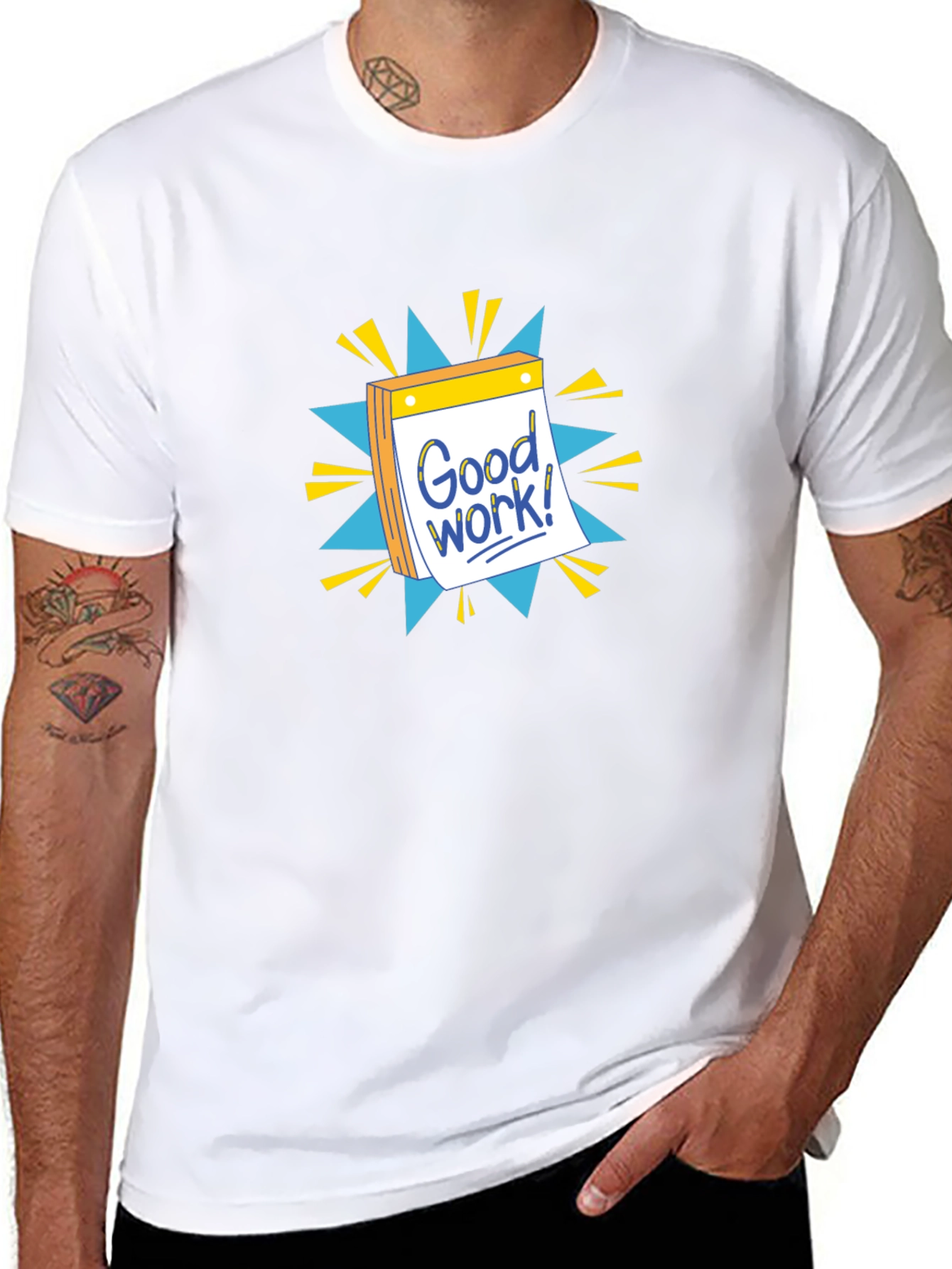 Good Work! Graphic T-Shirt - Black