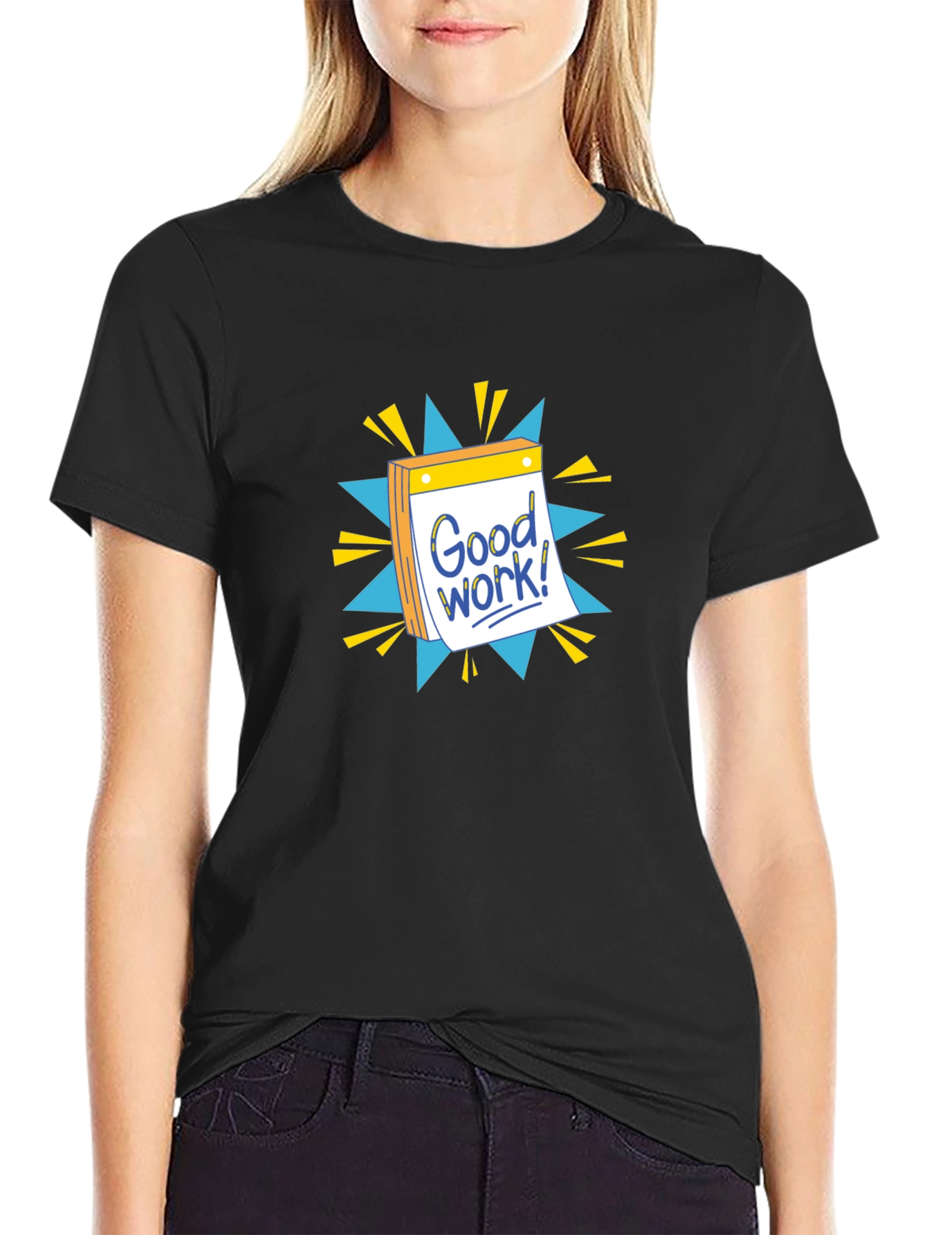 Good Work! Graphic T-Shirt - Black