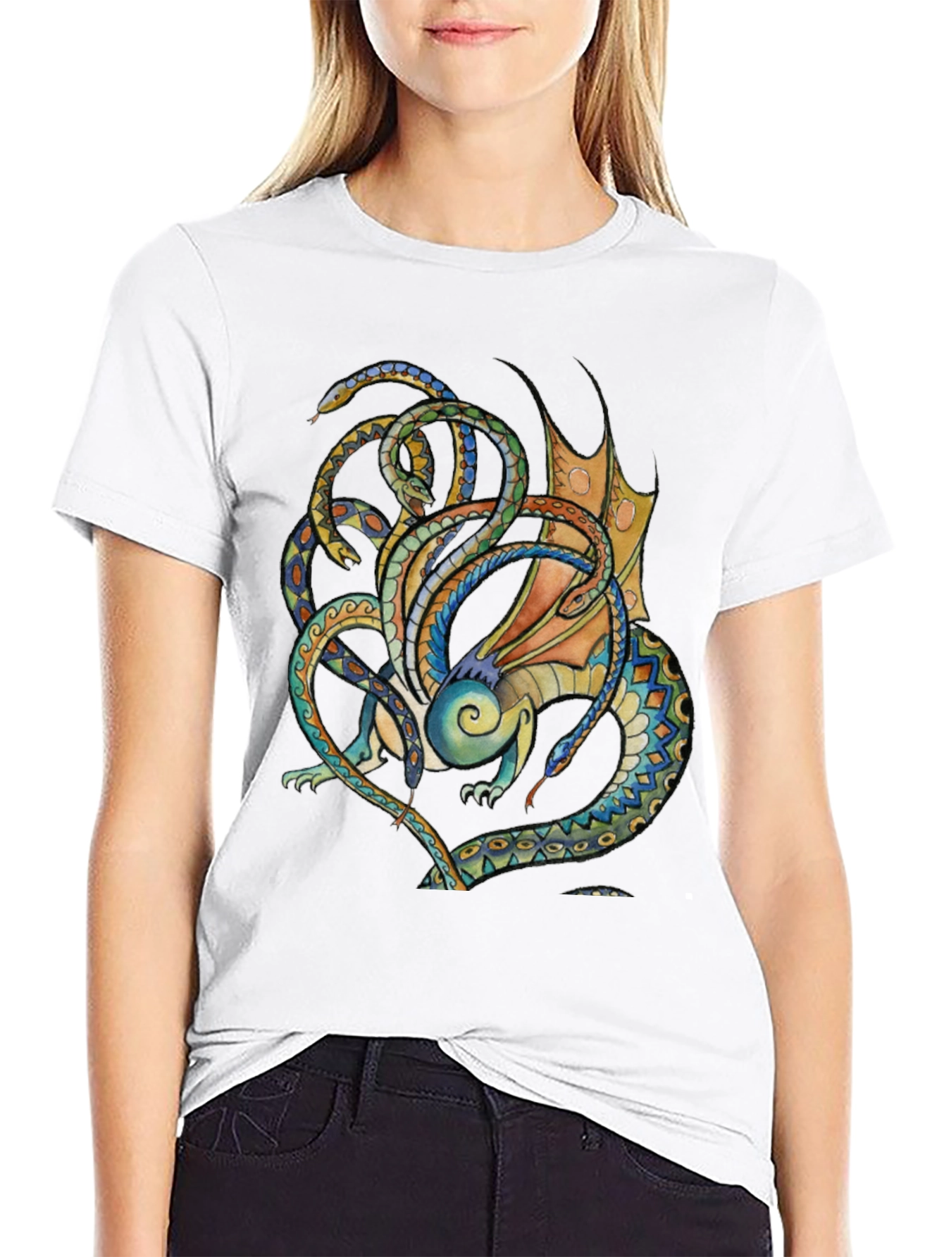 Dragon & Snakes Graphic Tee