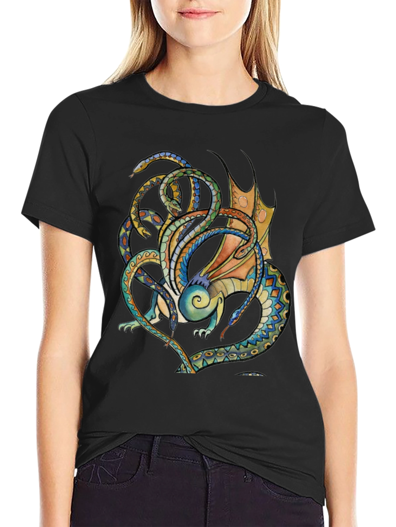 Dragon & Snakes Graphic Tee