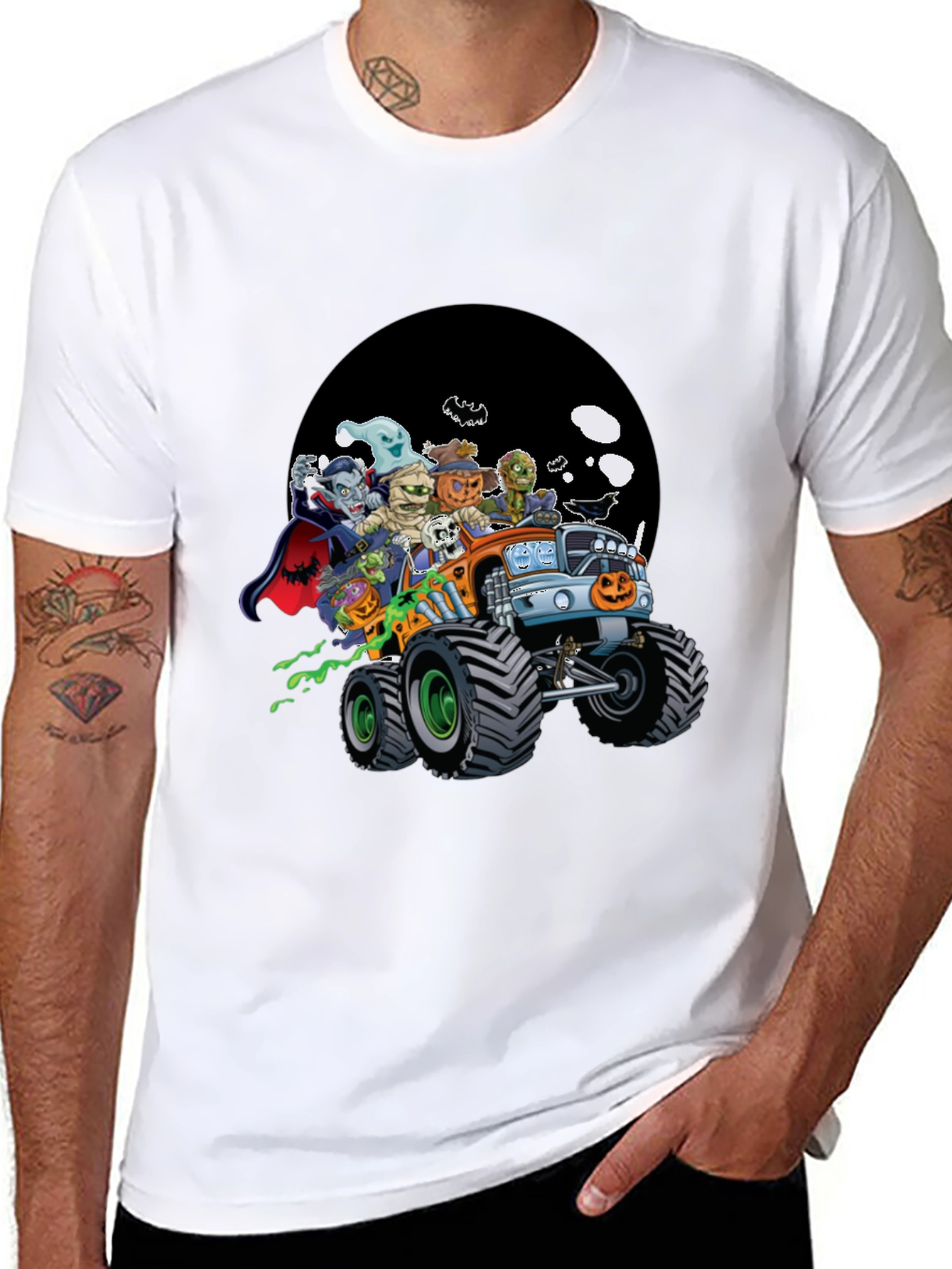 Monster Truck Halloween T-Shirt