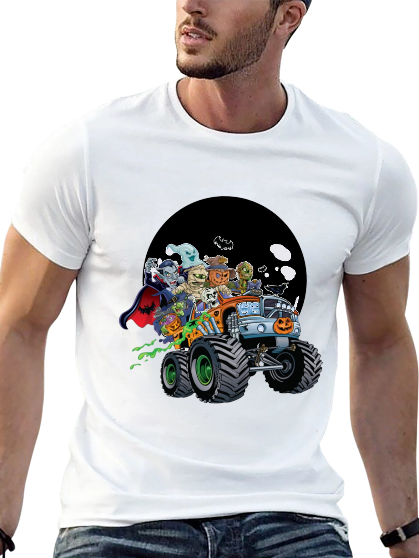 Monster Truck Halloween T-Shirt