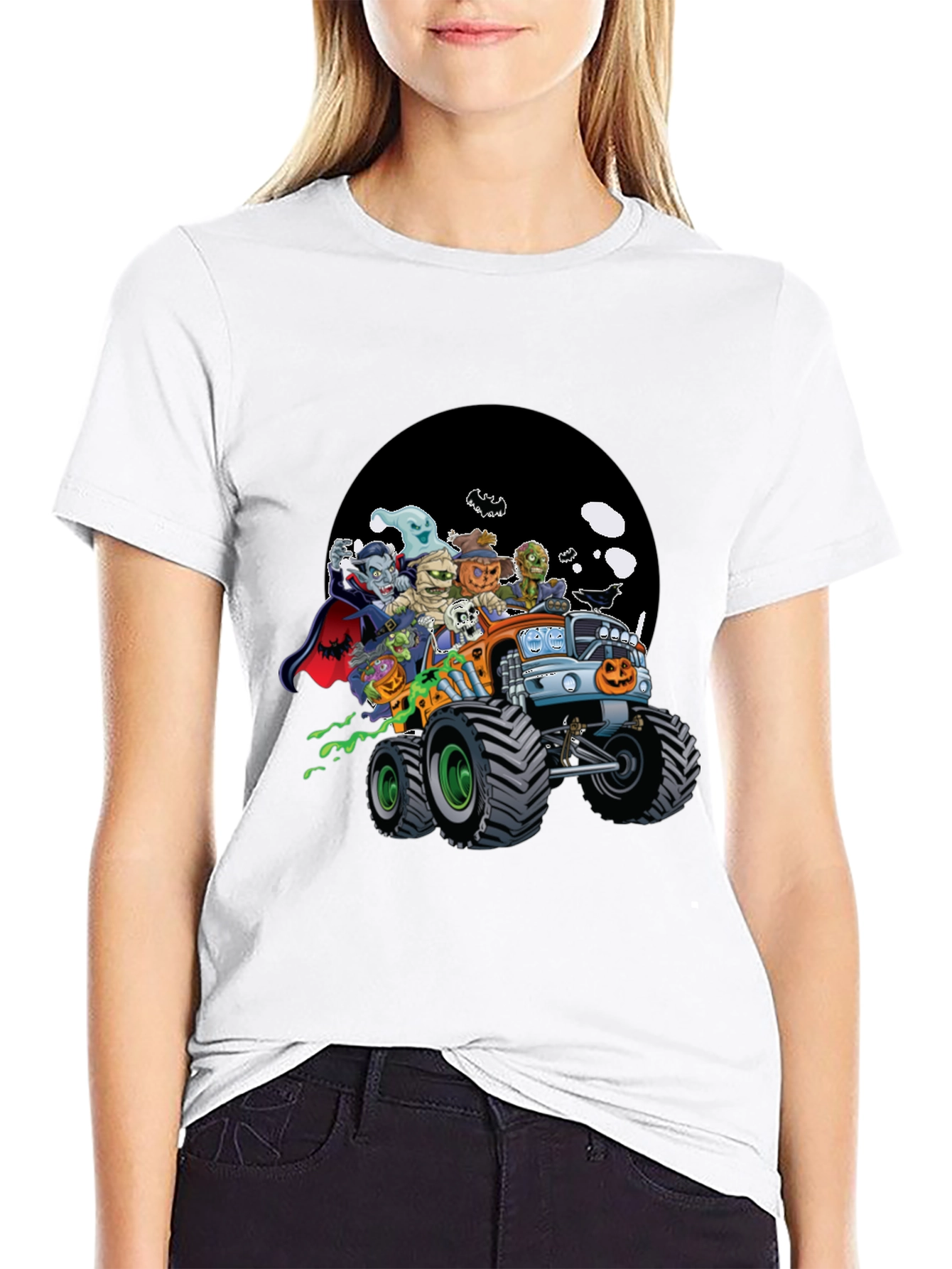 Monster Truck Halloween T-Shirt