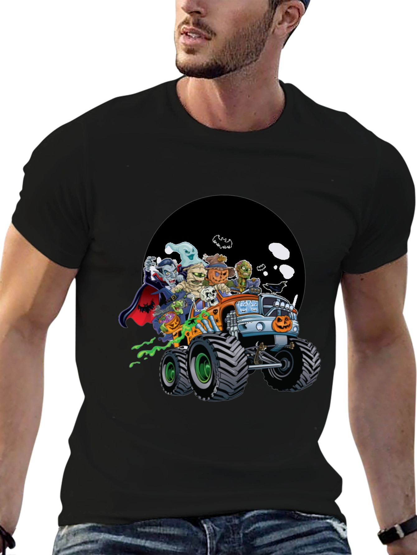 Monster Truck Halloween T-Shirt