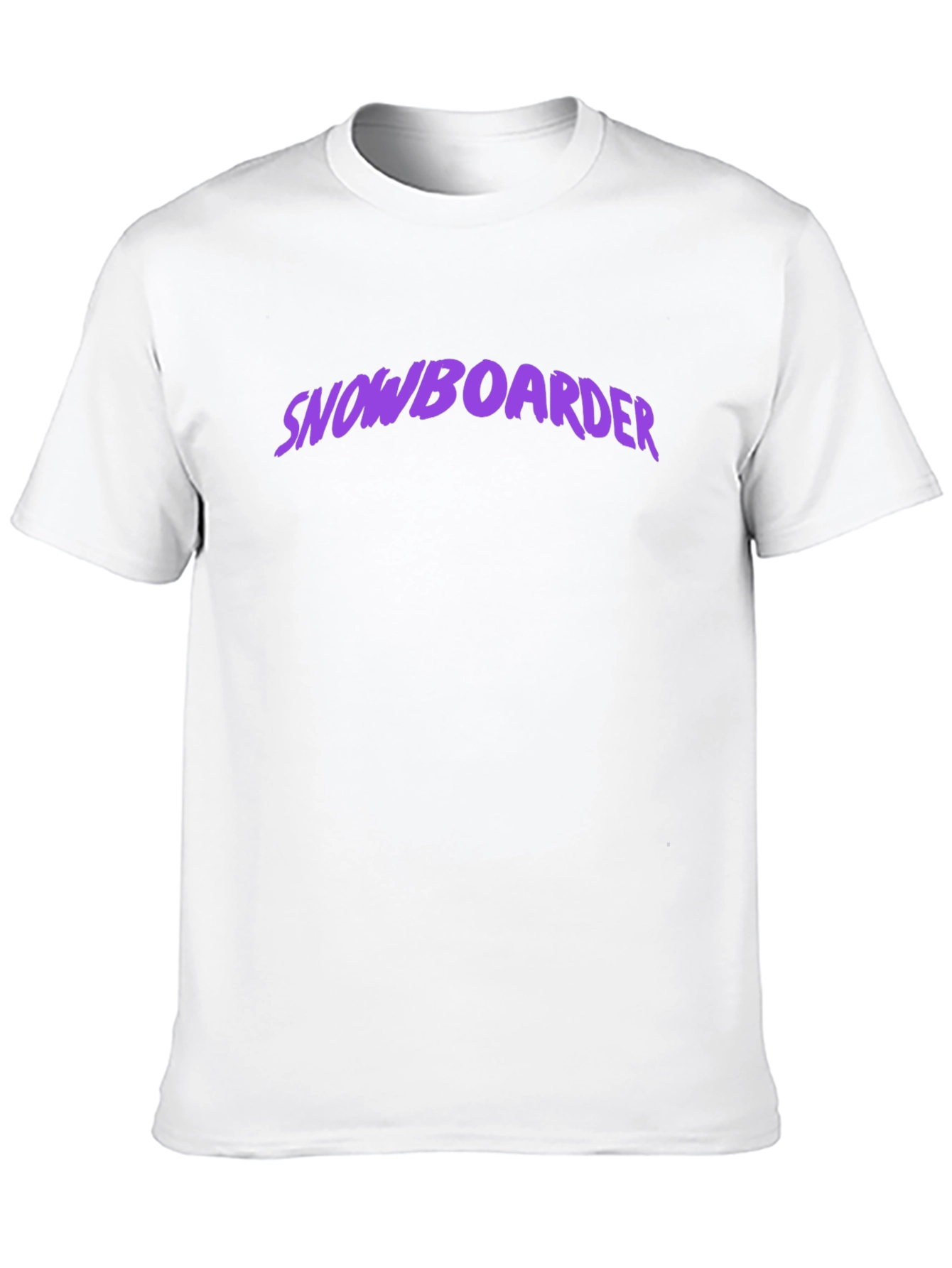 Snowboarder Graphic Tee - Casual Black T-Shirt