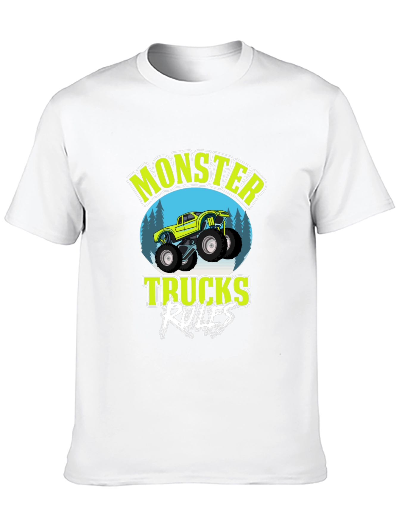 Monster Truck Rules Graphic Tee - Black