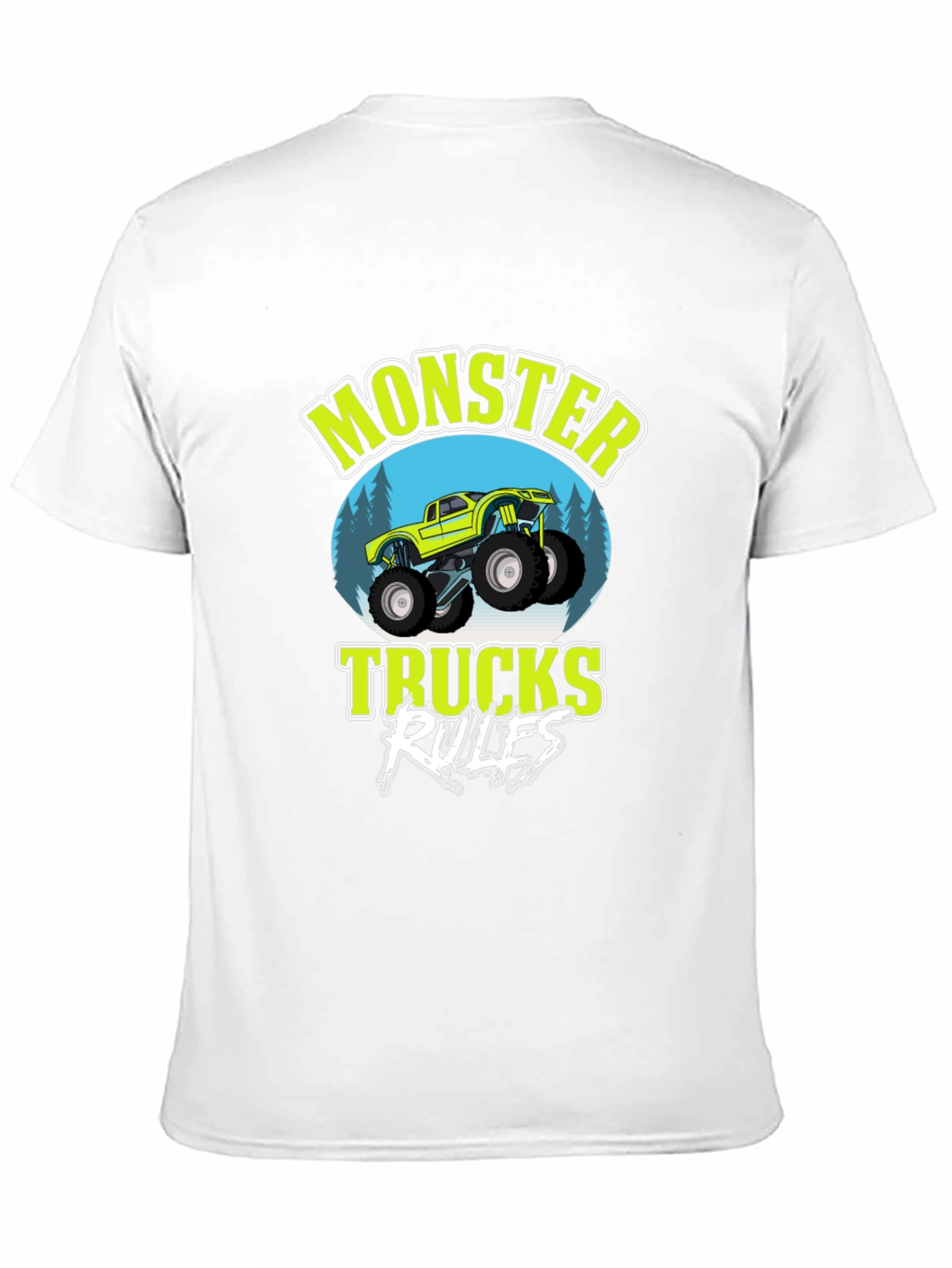 Monster Truck Rules Graphic Tee - Black