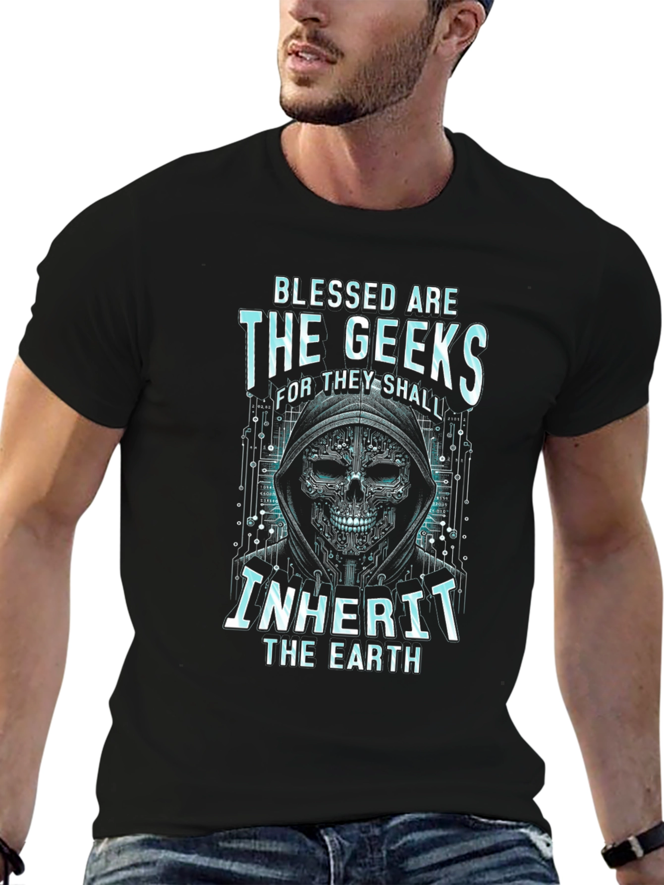 Blessed Are The Geeks Graphic Tee