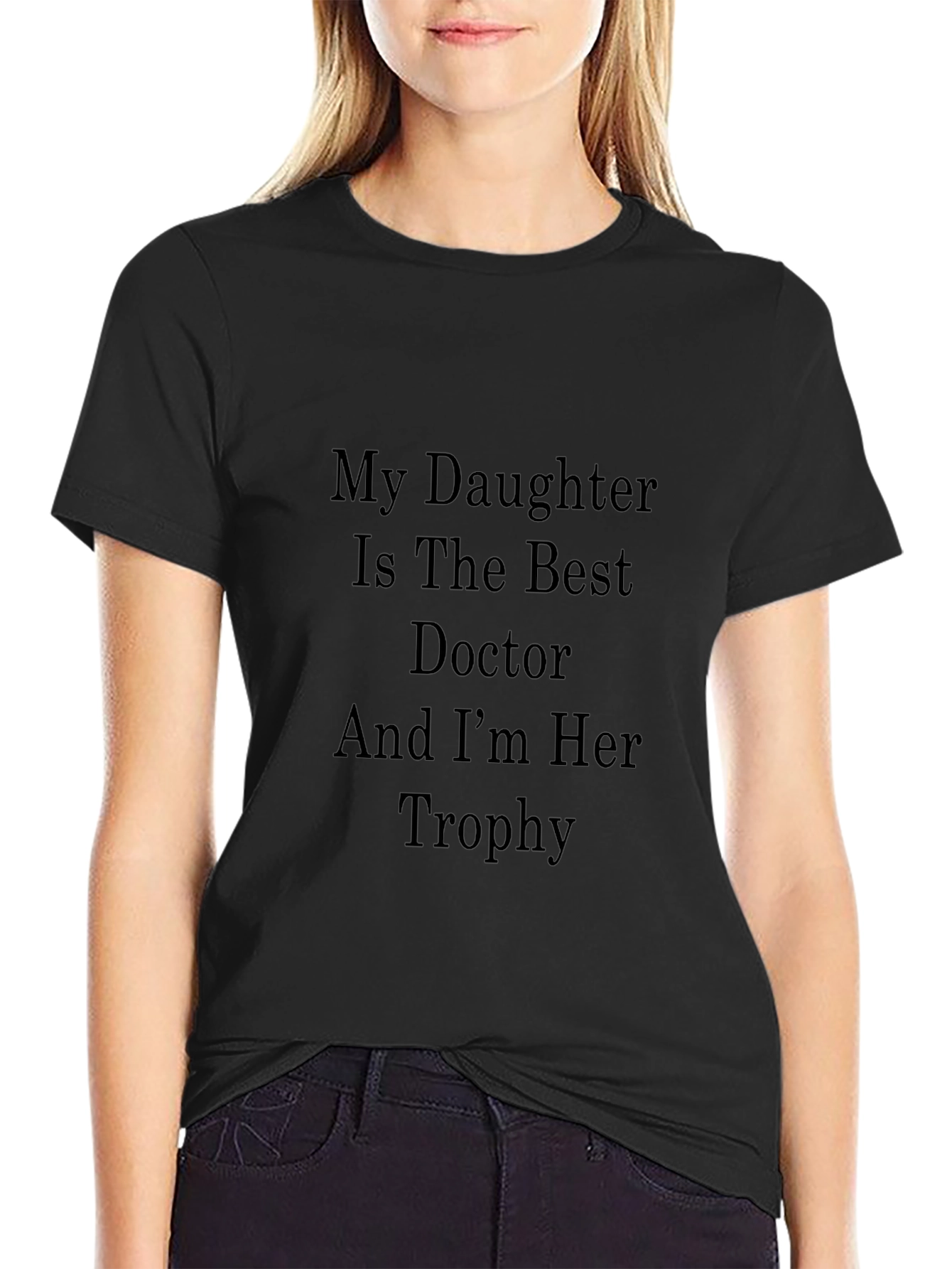 Best Doctor Dad Trophy Graphic T-Shirt