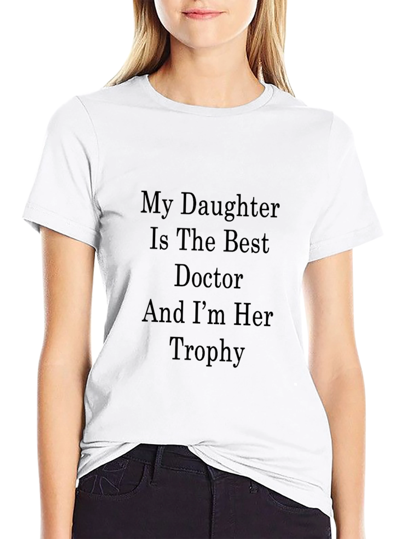 Best Doctor Dad Trophy Graphic T-Shirt