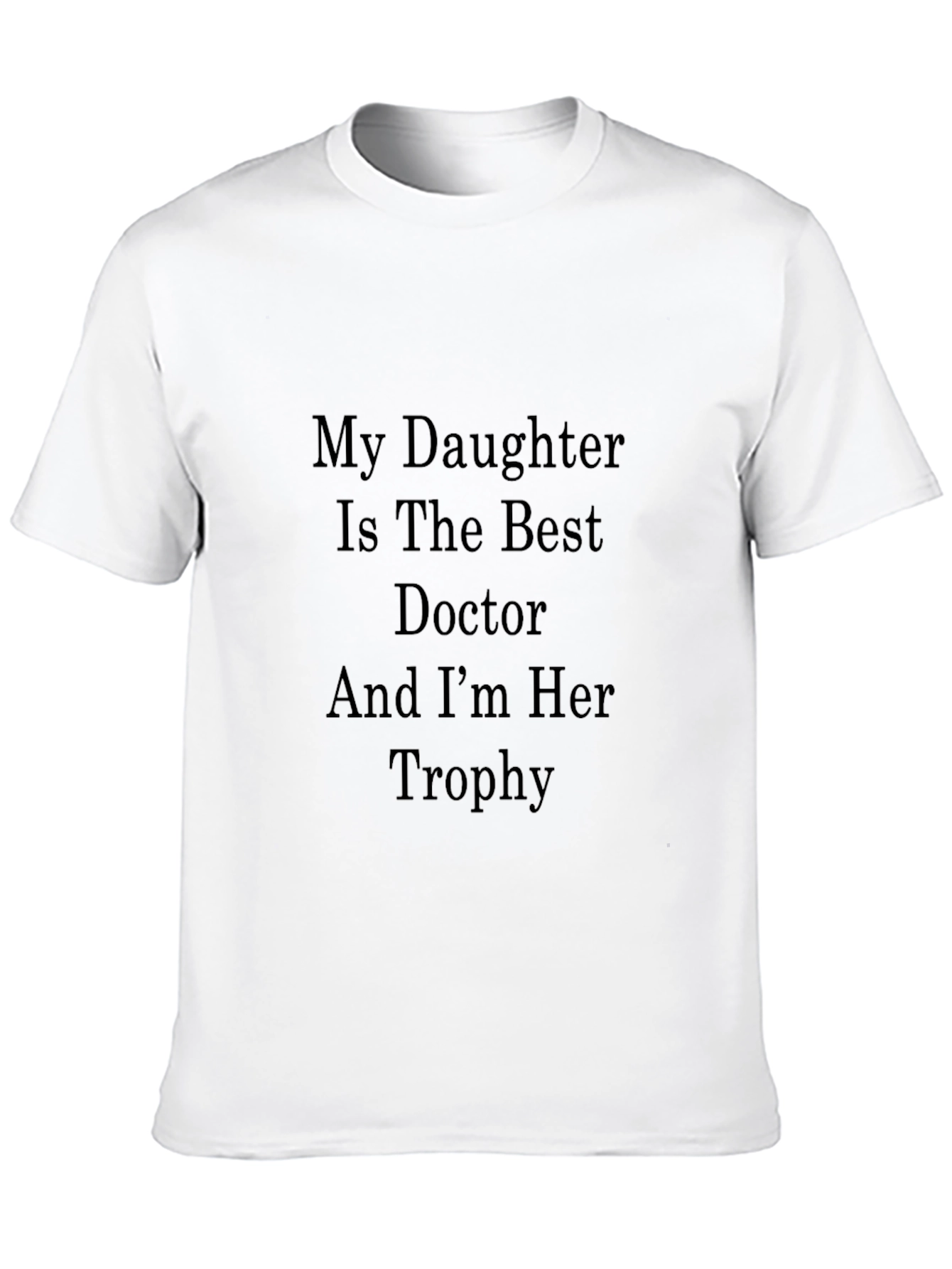 Best Doctor Dad Trophy Graphic T-Shirt