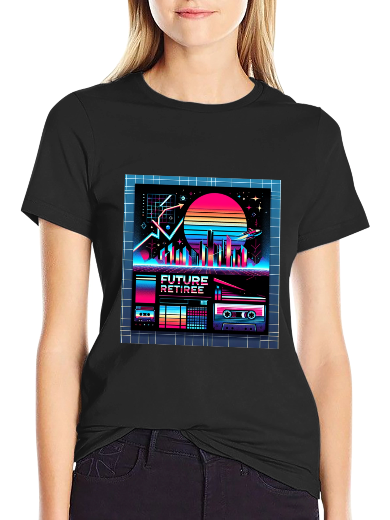 Future Retiree Retro Graphic T-Shirt