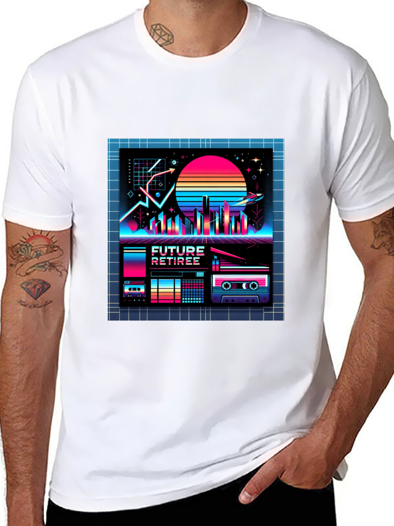 Future Retiree Retro Graphic T-Shirt