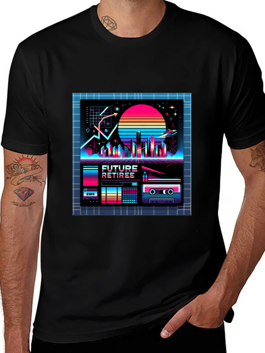Future Retiree Retro Graphic T-Shirt