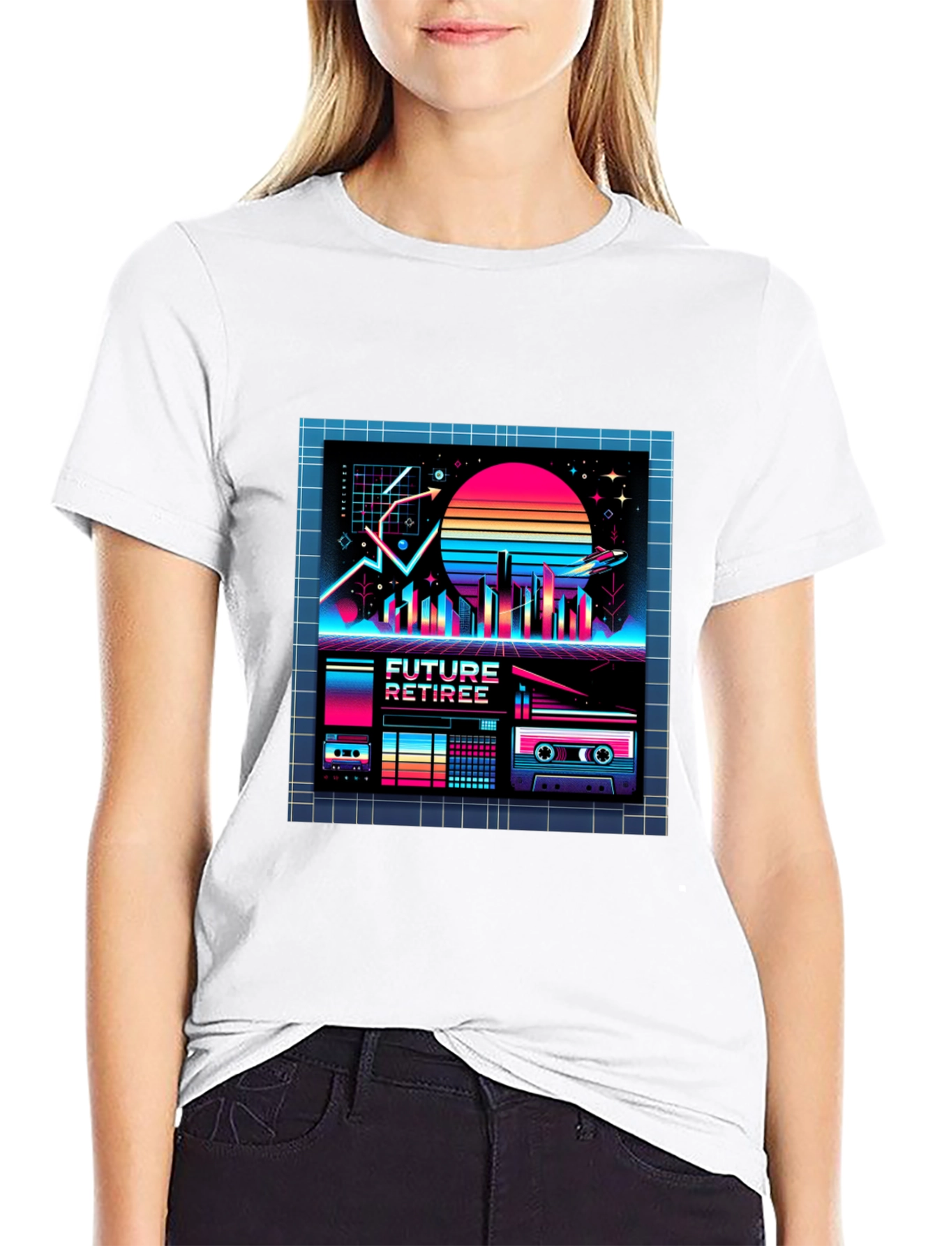 Future Retiree Retro Graphic T-Shirt