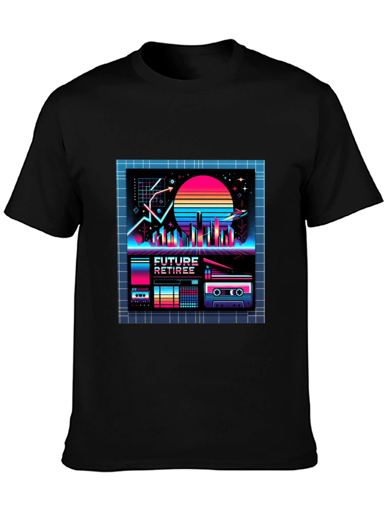 Future Retiree Retro Graphic T-Shirt
