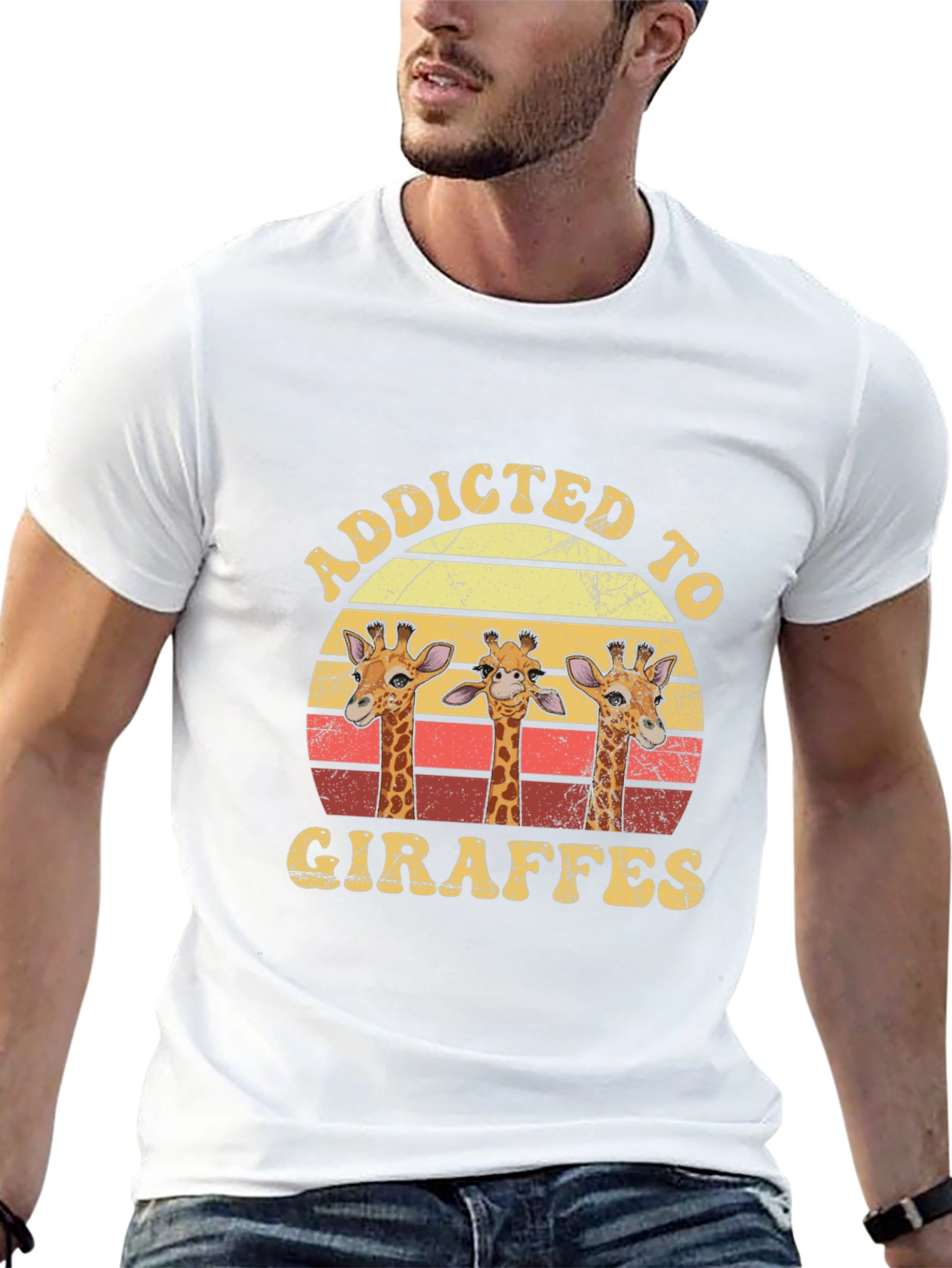 Addicted to Giraffes T-Shirt - Unisex Graphic Tee