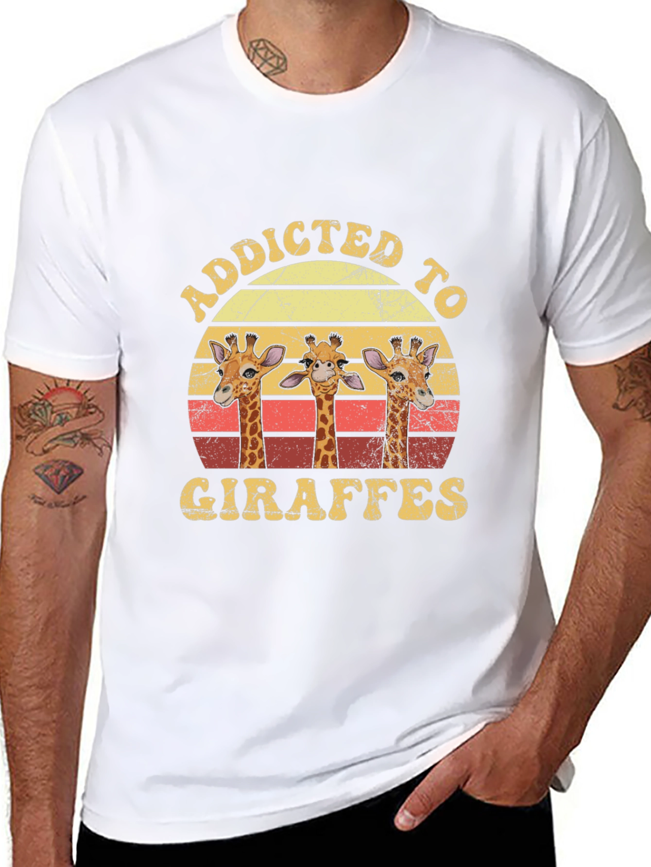 Addicted to Giraffes T-Shirt - Unisex Graphic Tee