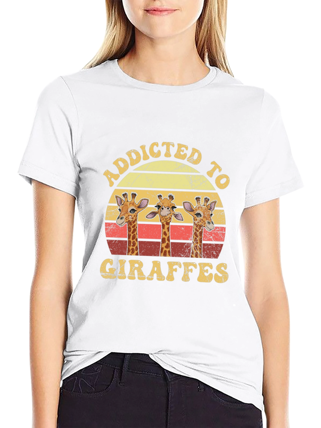 Addicted to Giraffes T-Shirt - Unisex Graphic Tee
