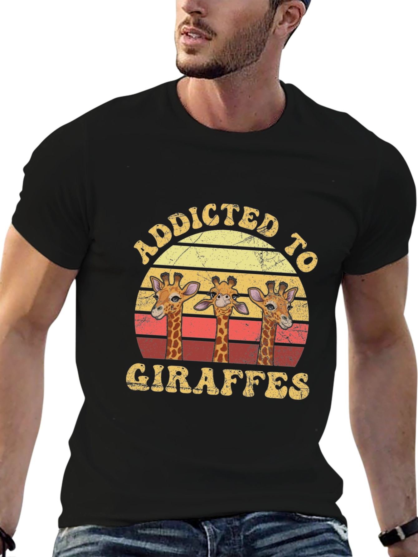 Addicted to Giraffes T-Shirt - Unisex Graphic Tee