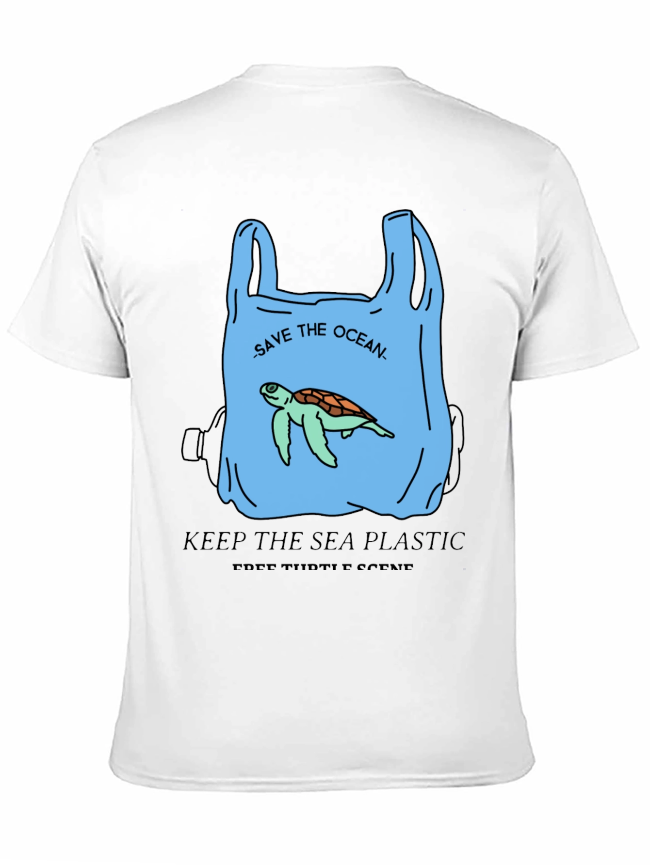 Save the Ocean Graphic Tee - Protect Sea Turtles