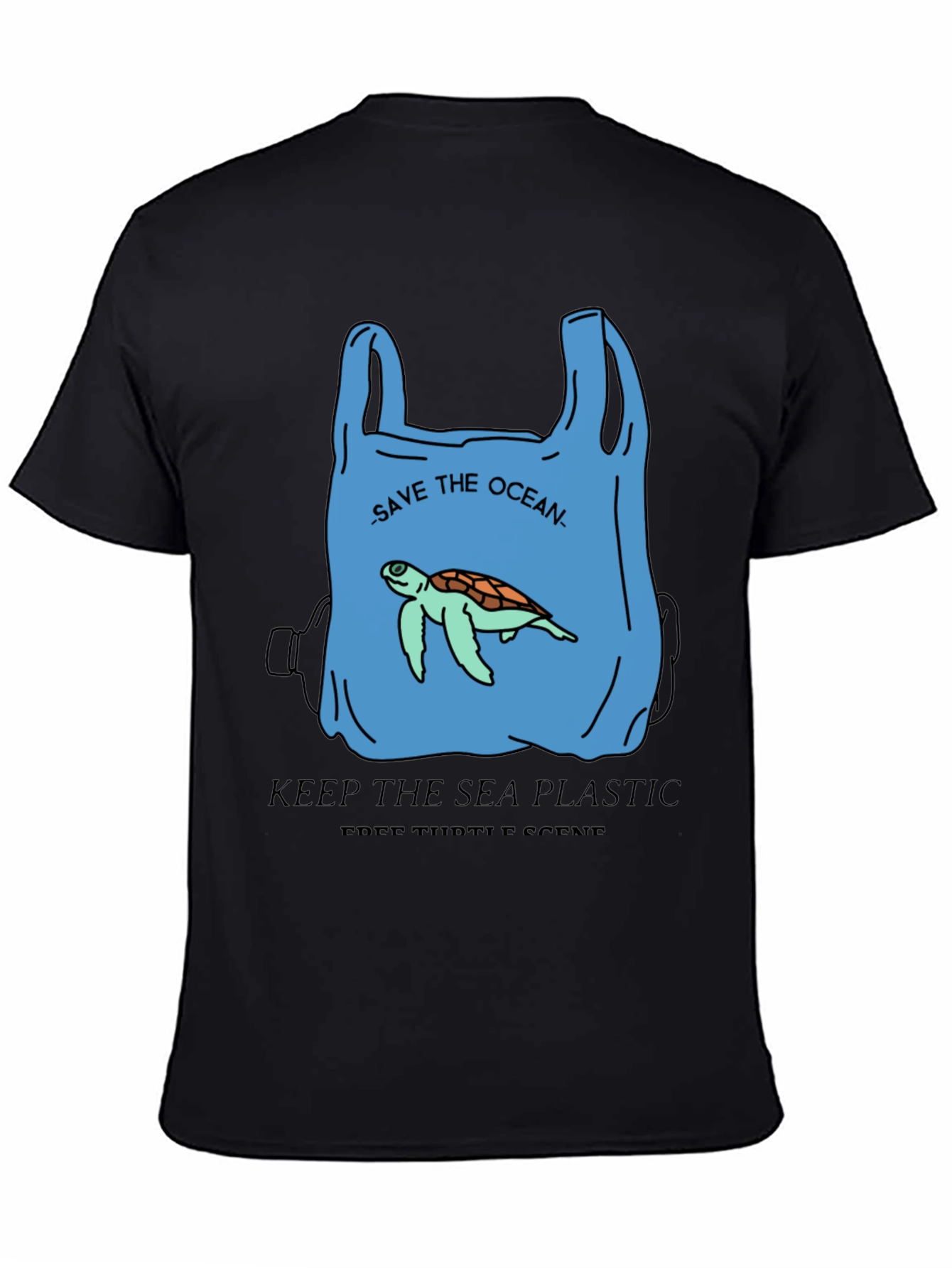 Save the Ocean Graphic Tee - Protect Sea Turtles