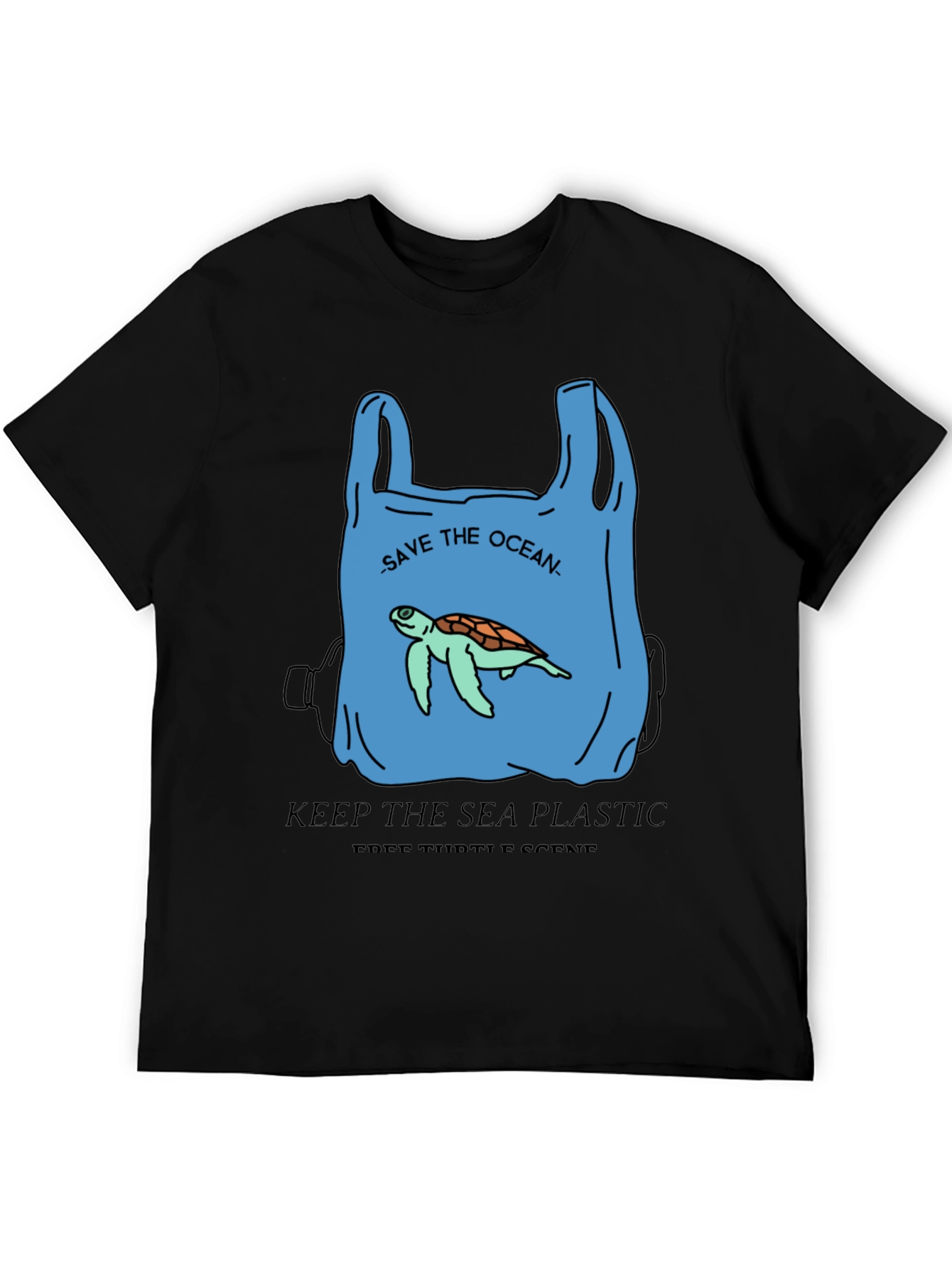 Save the Ocean Graphic Tee - Protect Sea Turtles