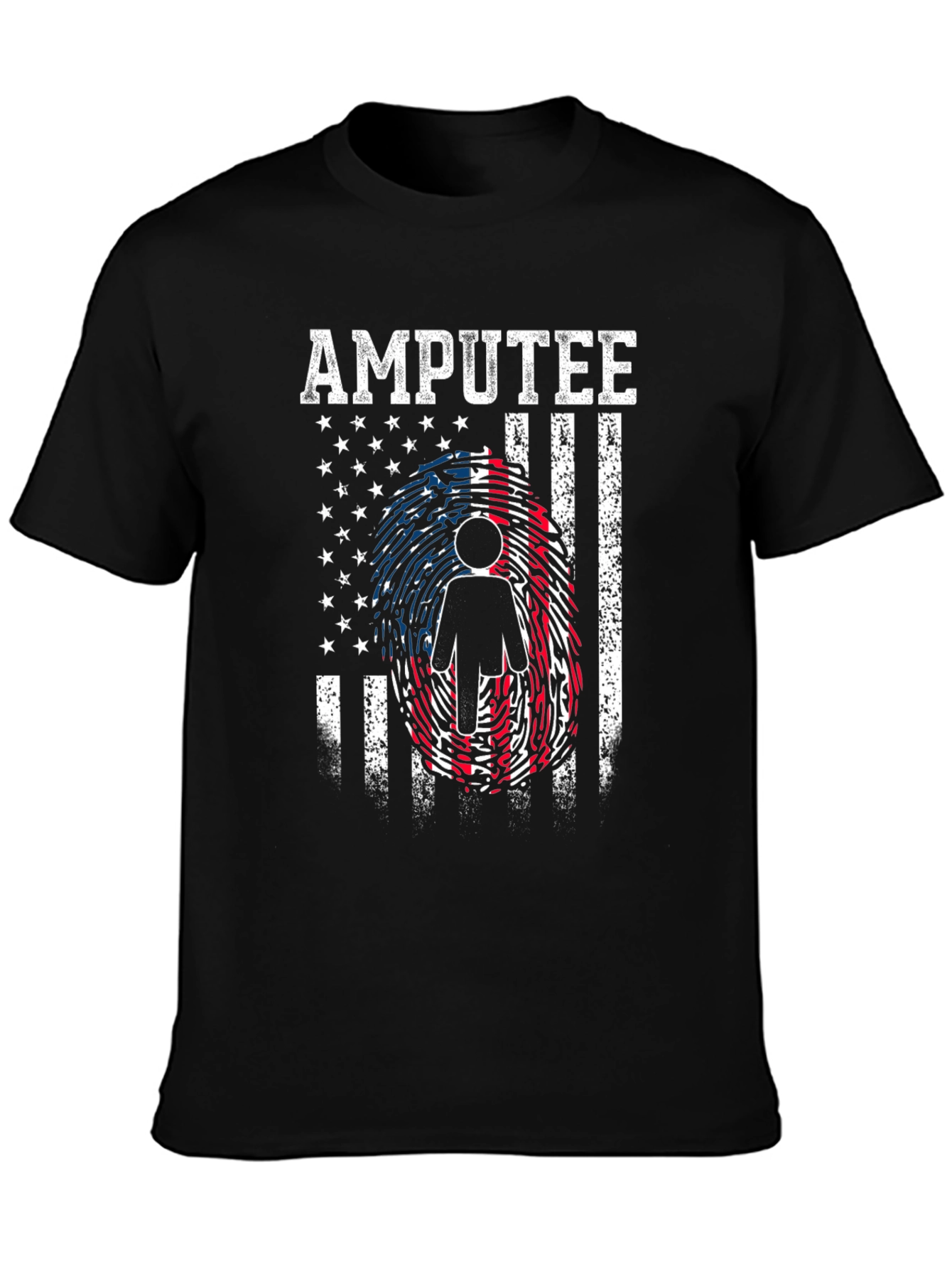 Amputee USA Flag Graphic Tee