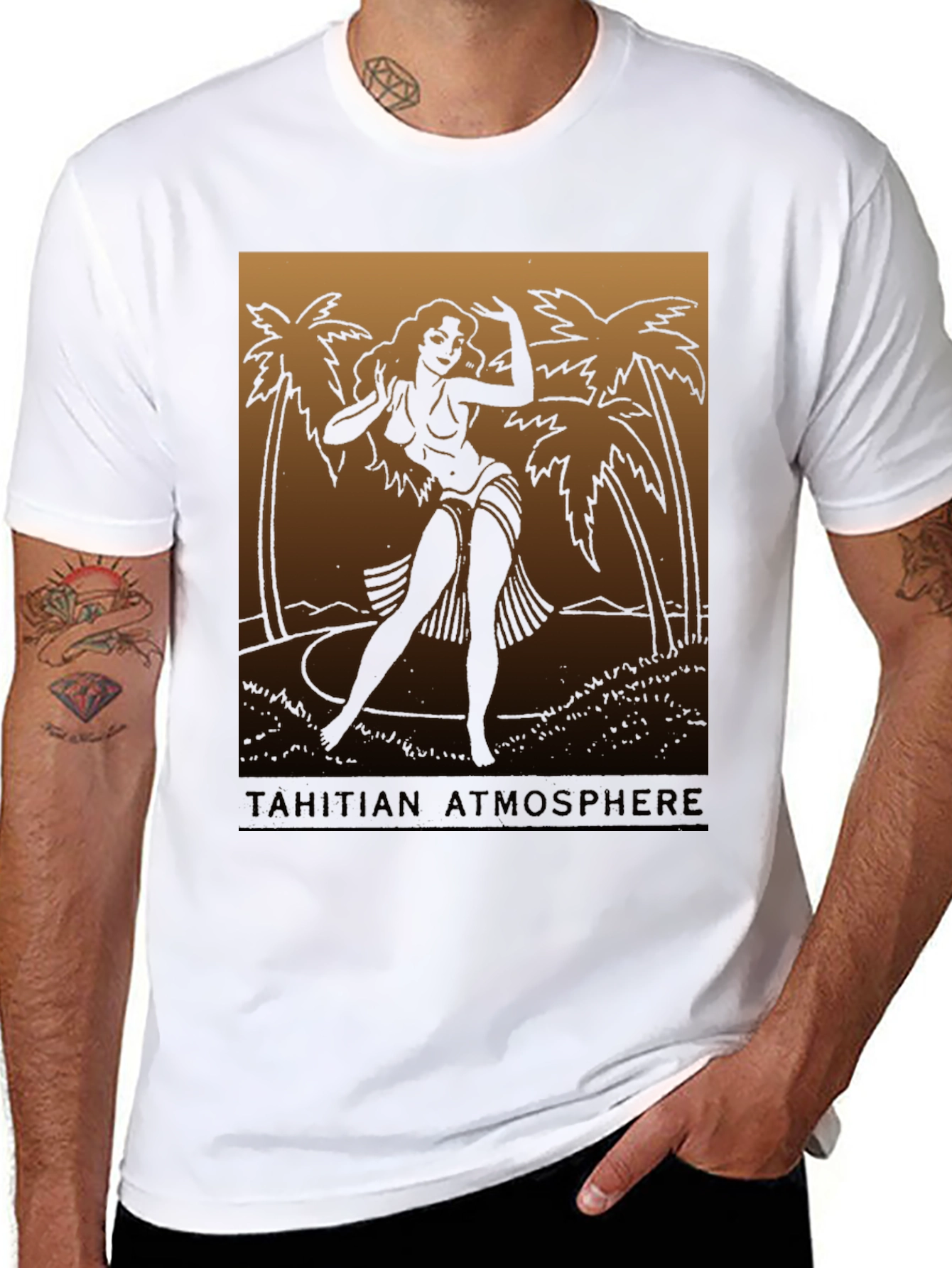 Tahitian Atmosphere Graphic Tee
