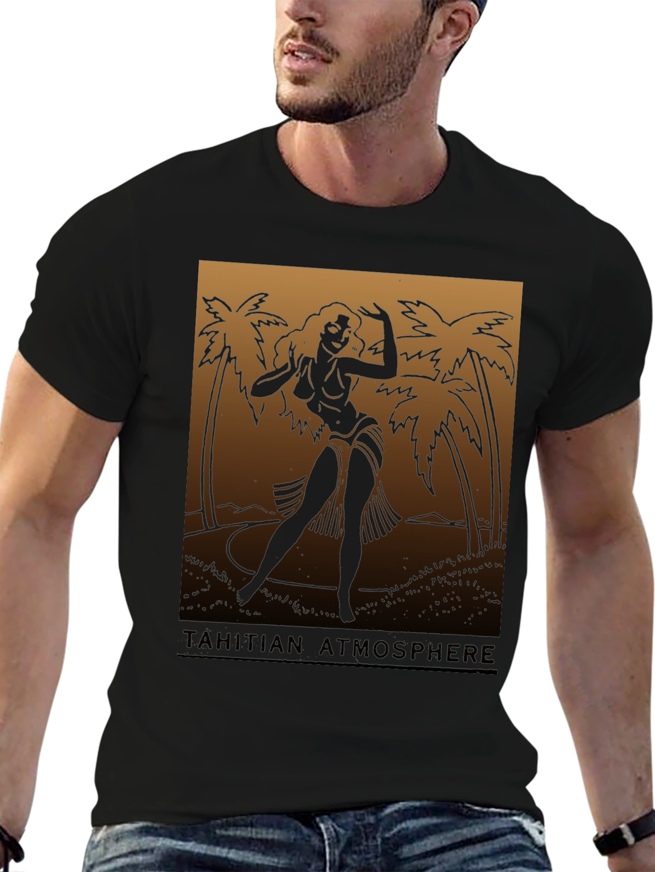 Tahitian Atmosphere Graphic Tee