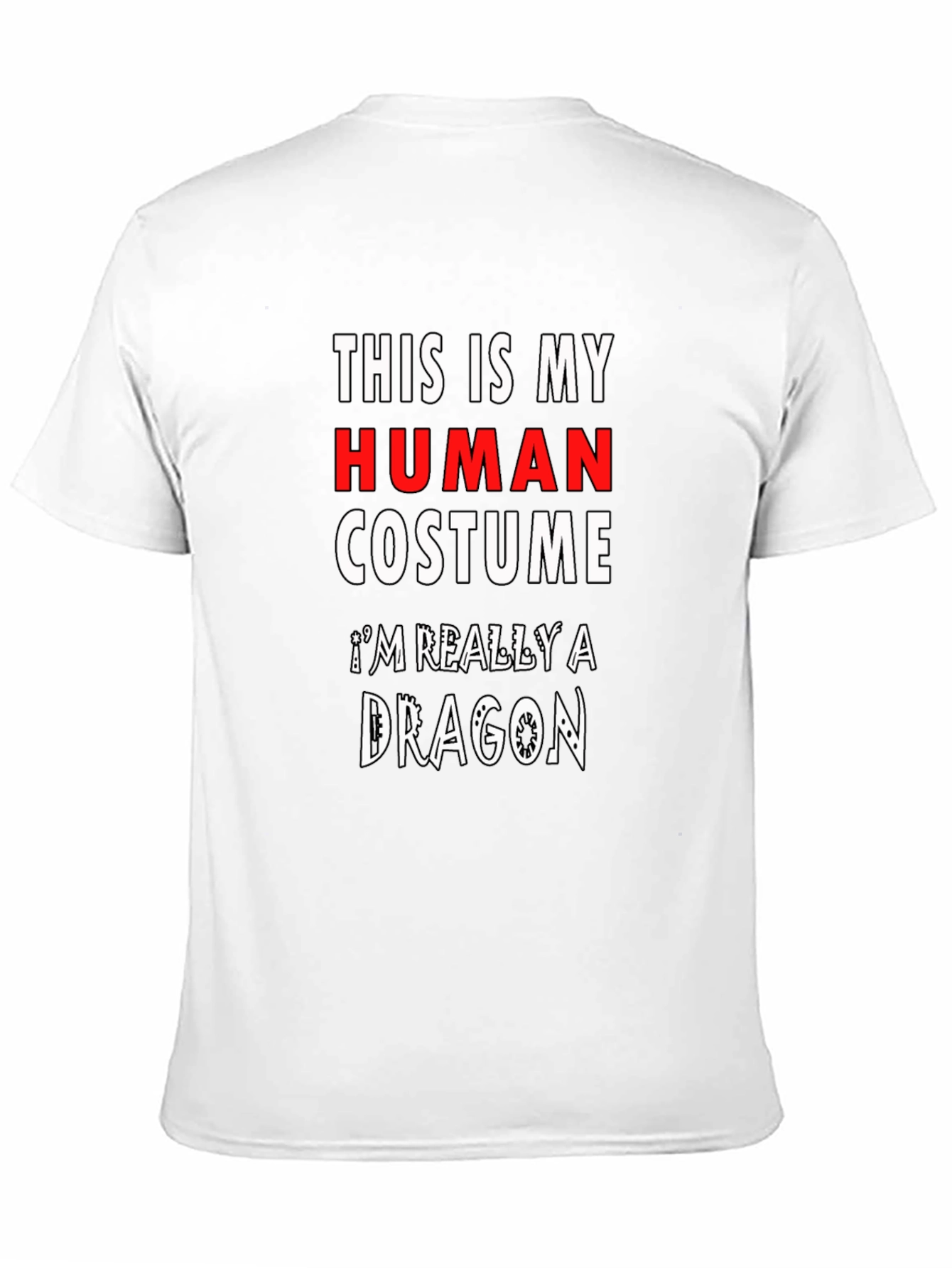 Funny Dragon Human Costume T-Shirt