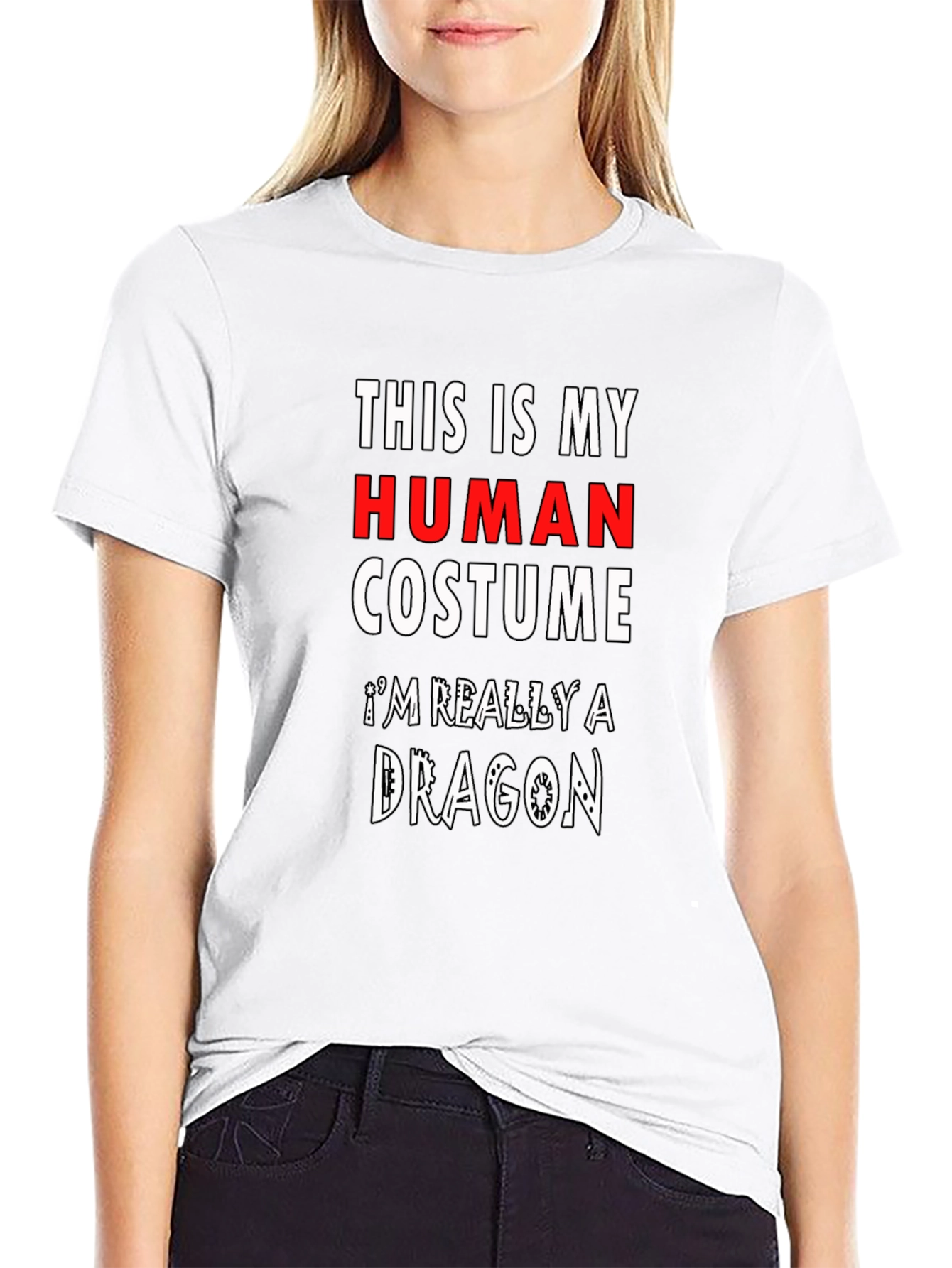 Funny Dragon Human Costume T-Shirt