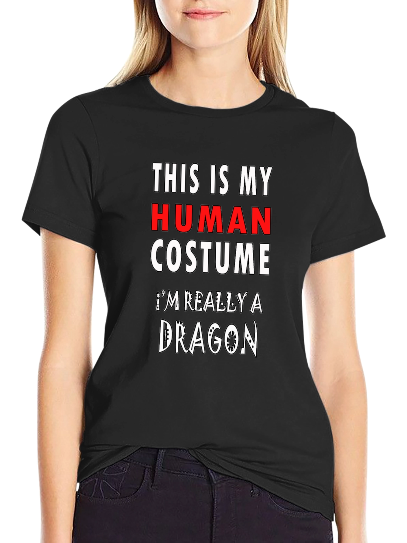Funny Dragon Human Costume T-Shirt
