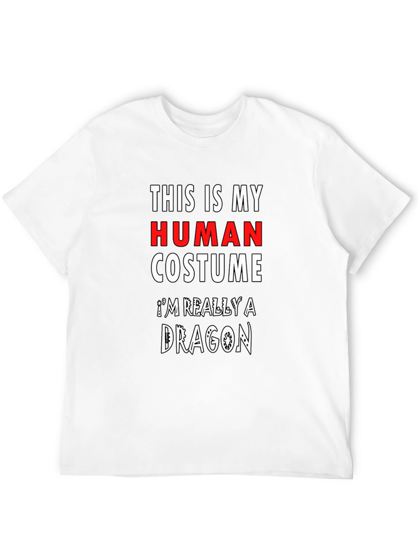 Funny Dragon Human Costume T-Shirt